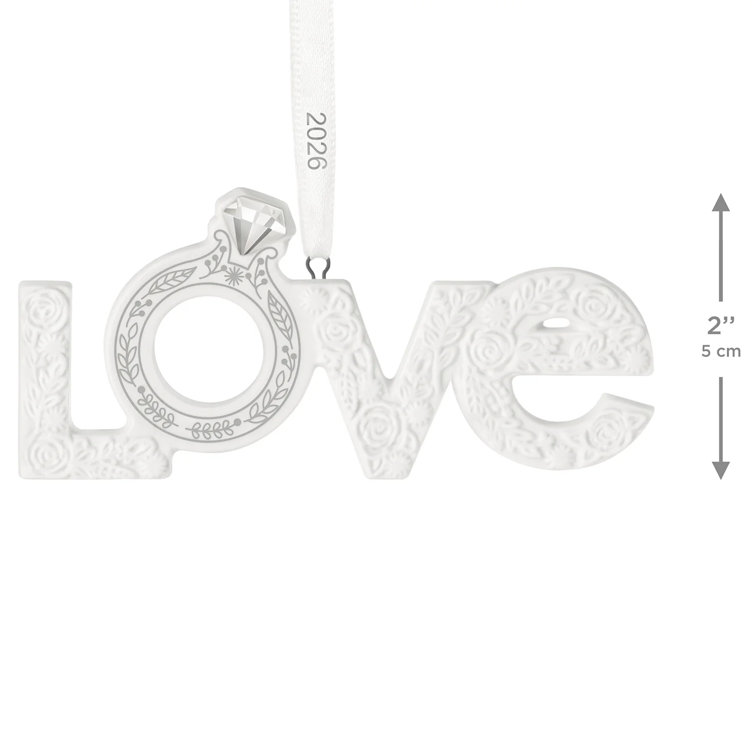 Our Engagement 2026, Porcelain — 2026 Hallmark Keepsake Christmas Ornament - Image 6