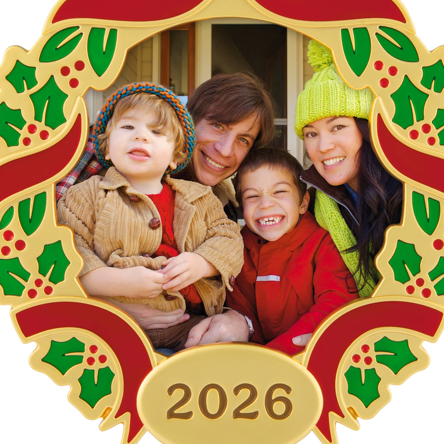 Our Family Christmas 2026 Photo Frame, Metal — 2026 Hallmark Keepsake Christmas Ornament - Image 4