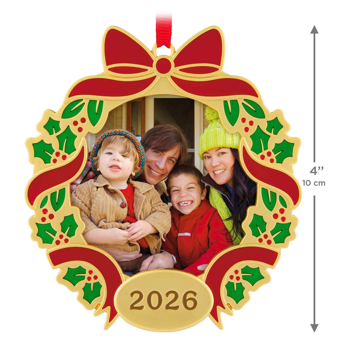 Our Family Christmas 2026 Photo Frame, Metal — 2026 Hallmark Keepsake Christmas Ornament - Image 6