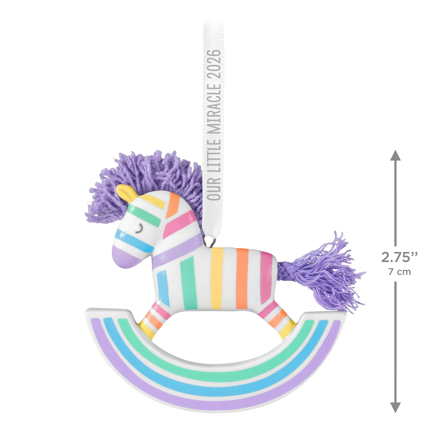 Our Little Miracle 2026, Porcelain and Fabric — 2026 Hallmark Keepsake Christmas Ornament - Image 6
