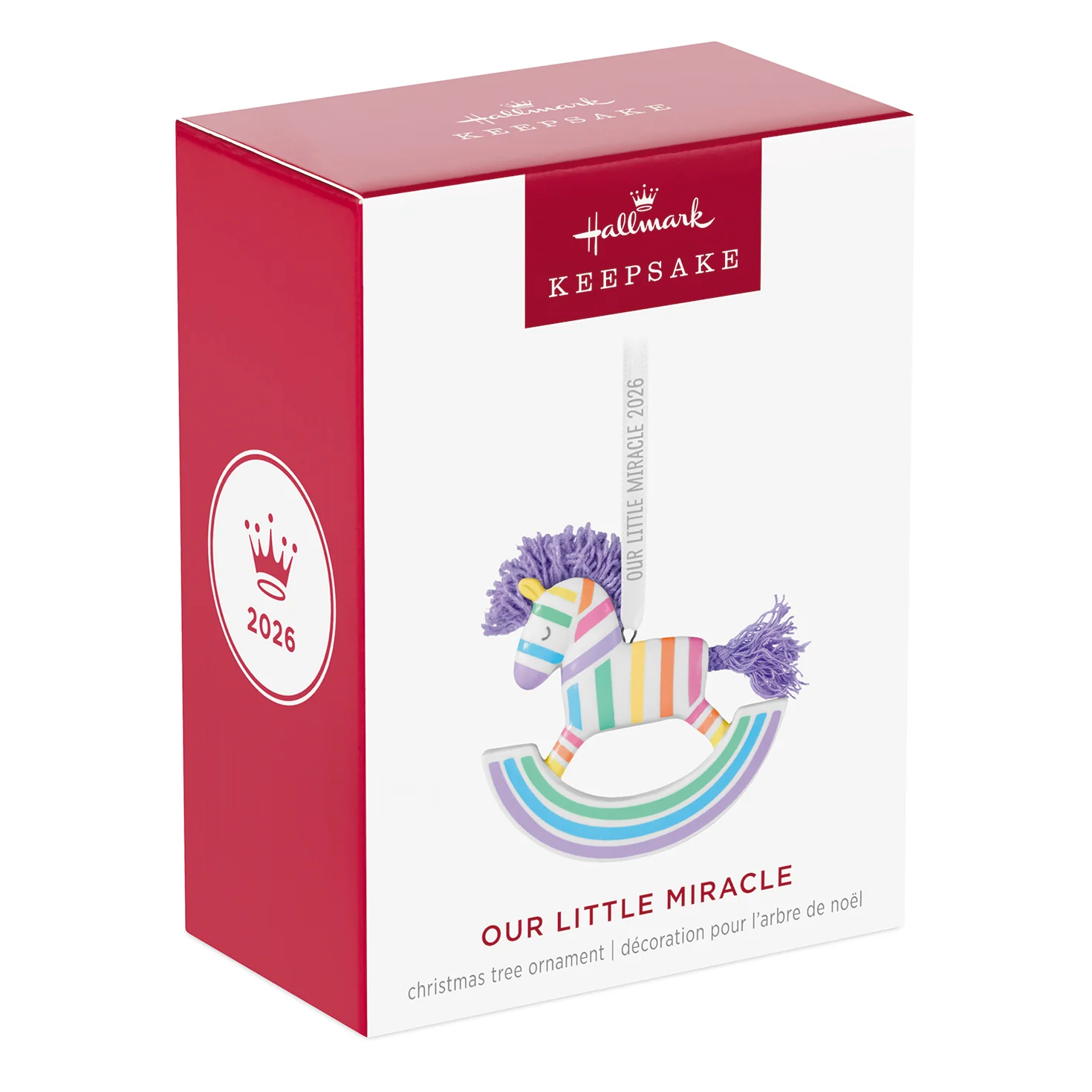 Our Little Miracle 2026, Porcelain and Fabric — 2026 Hallmark Keepsake Christmas Ornament - Image 7