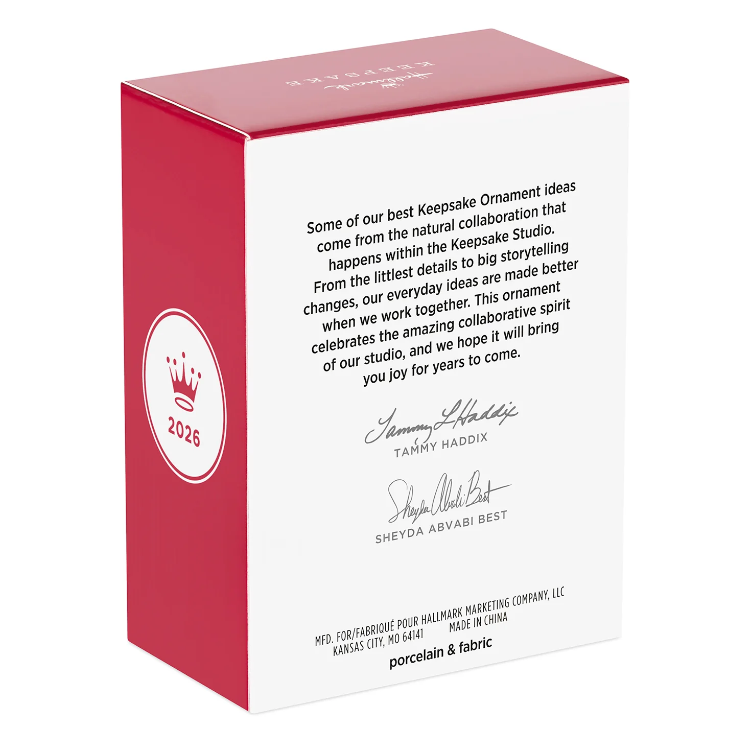 Our Little Miracle 2026, Porcelain and Fabric — 2026 Hallmark Keepsake Christmas Ornament - Image 8