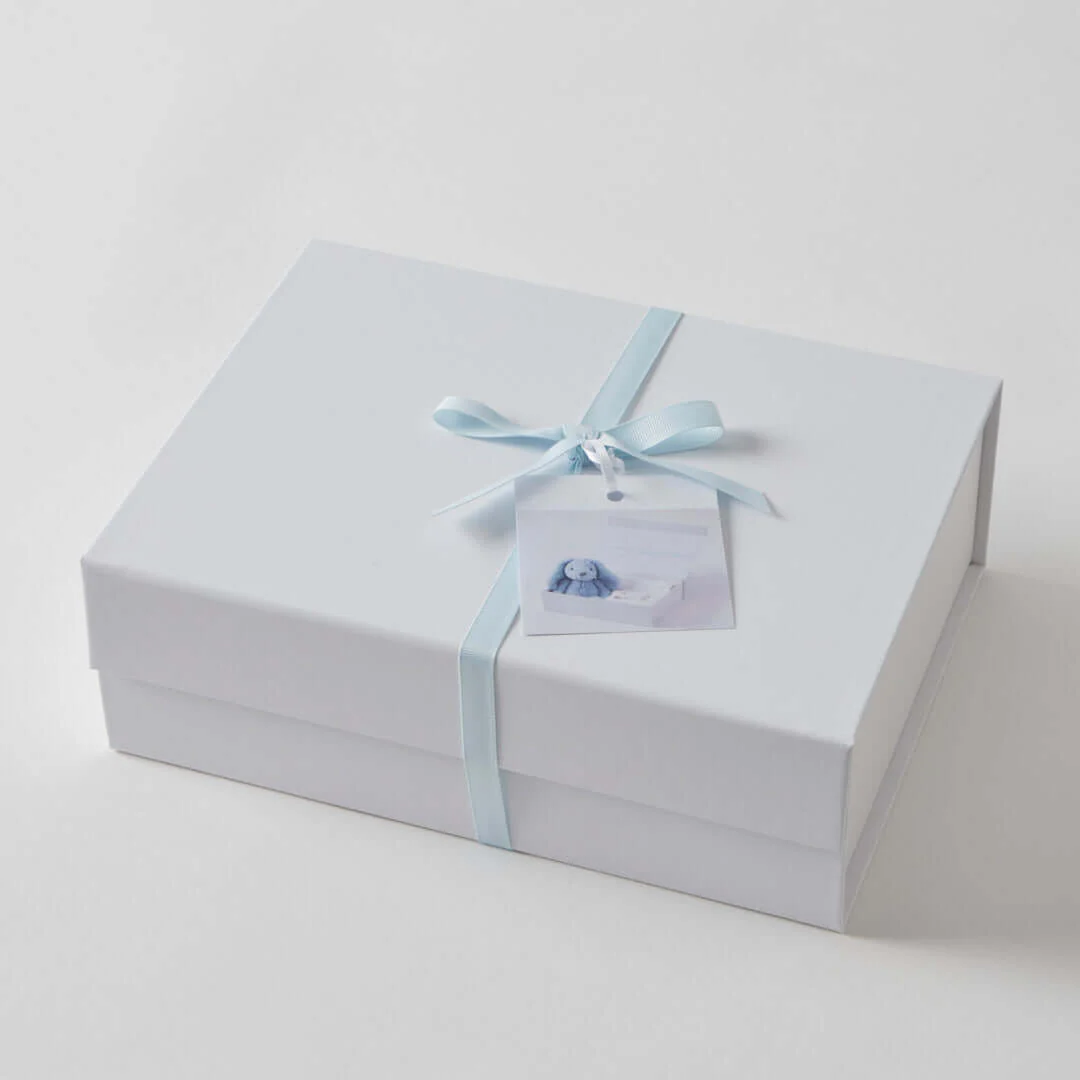 Pale Blue Bunny Hamper Gift Set - Image 4