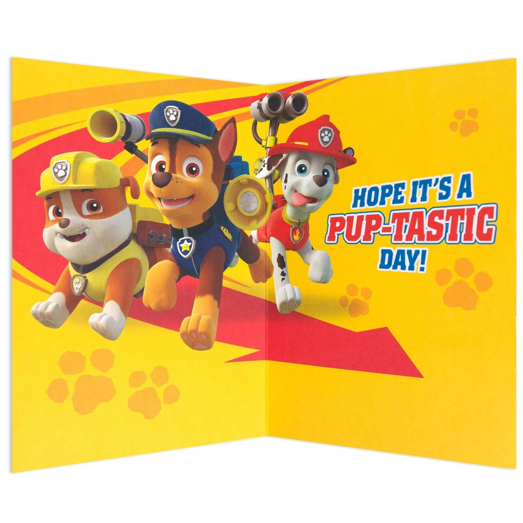Paw Patrol Stand Up Characters Fun Interactive Birthday Card - Image 2