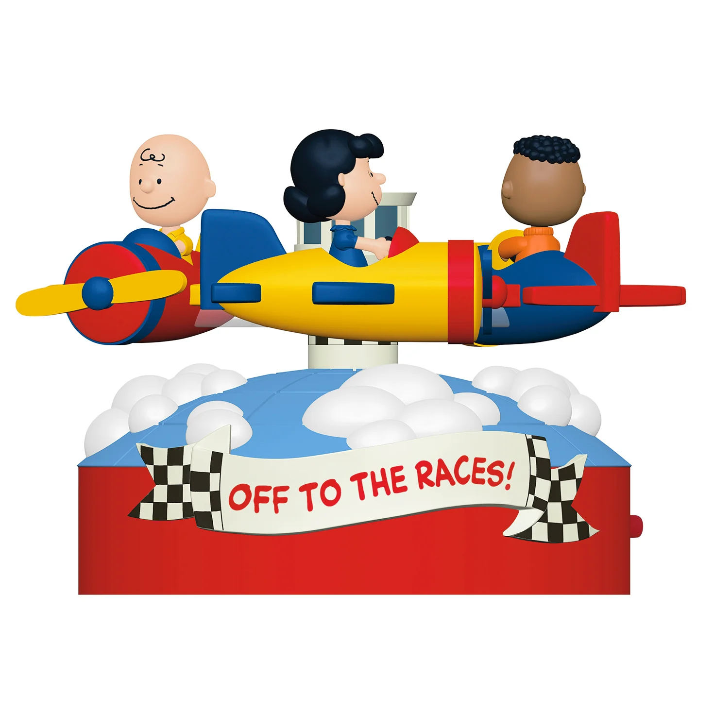 The Peanuts® Gang Off to the Races! Musical With Motion — 2026 Hallmark Keepsake Christmas Ornament