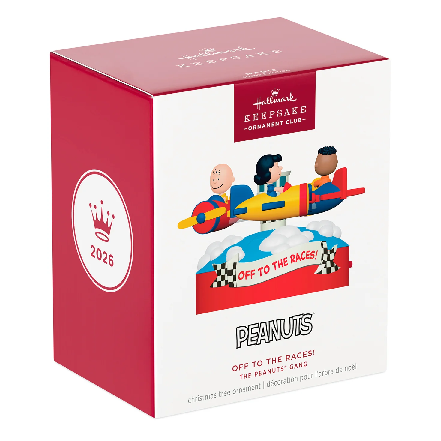 The Peanuts® Gang Off to the Races! Musical With Motion — 2026 Hallmark Keepsake Christmas Ornament - Image 6