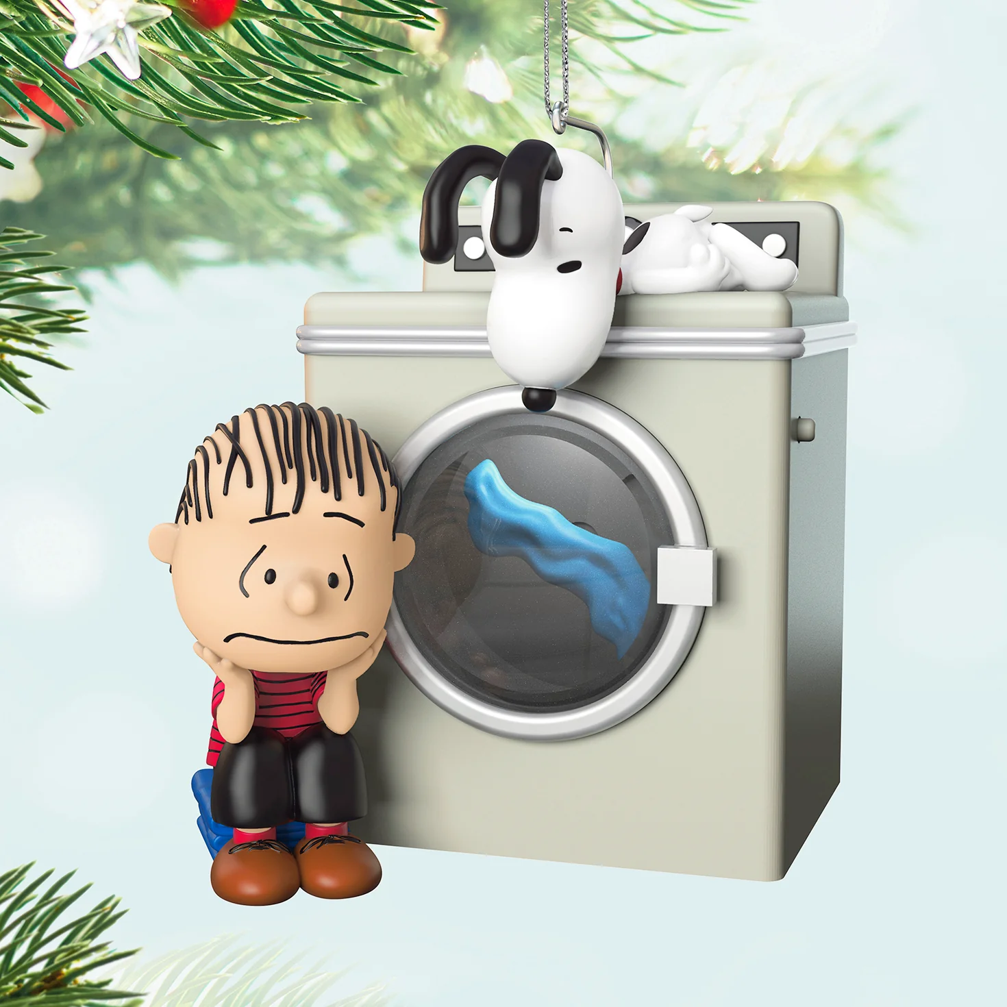 The Peanuts® Gang Waiting Game With Light and Motion — 2026 Hallmark Keepsake Christmas Ornament - Image 2