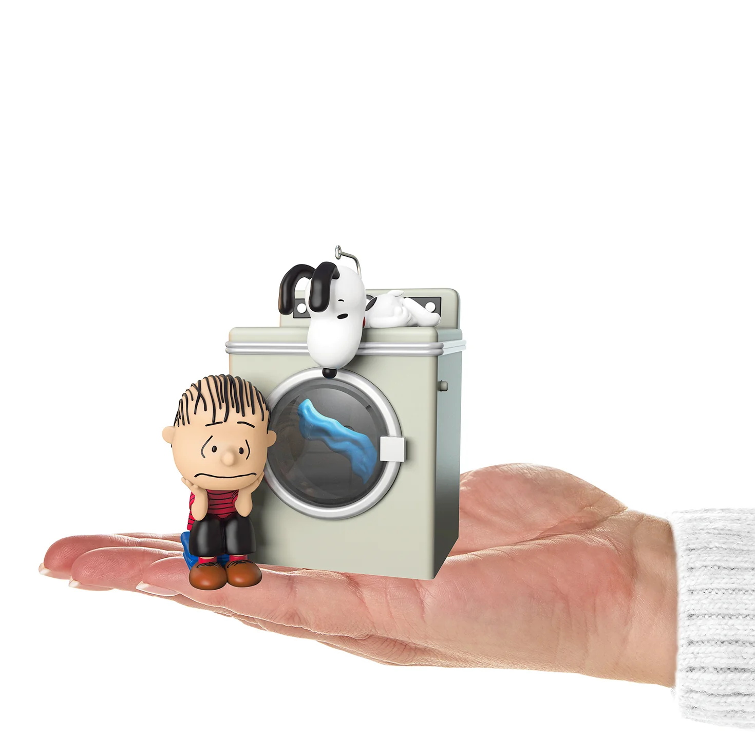 The Peanuts® Gang Waiting Game With Light and Motion — 2026 Hallmark Keepsake Christmas Ornament - Image 3