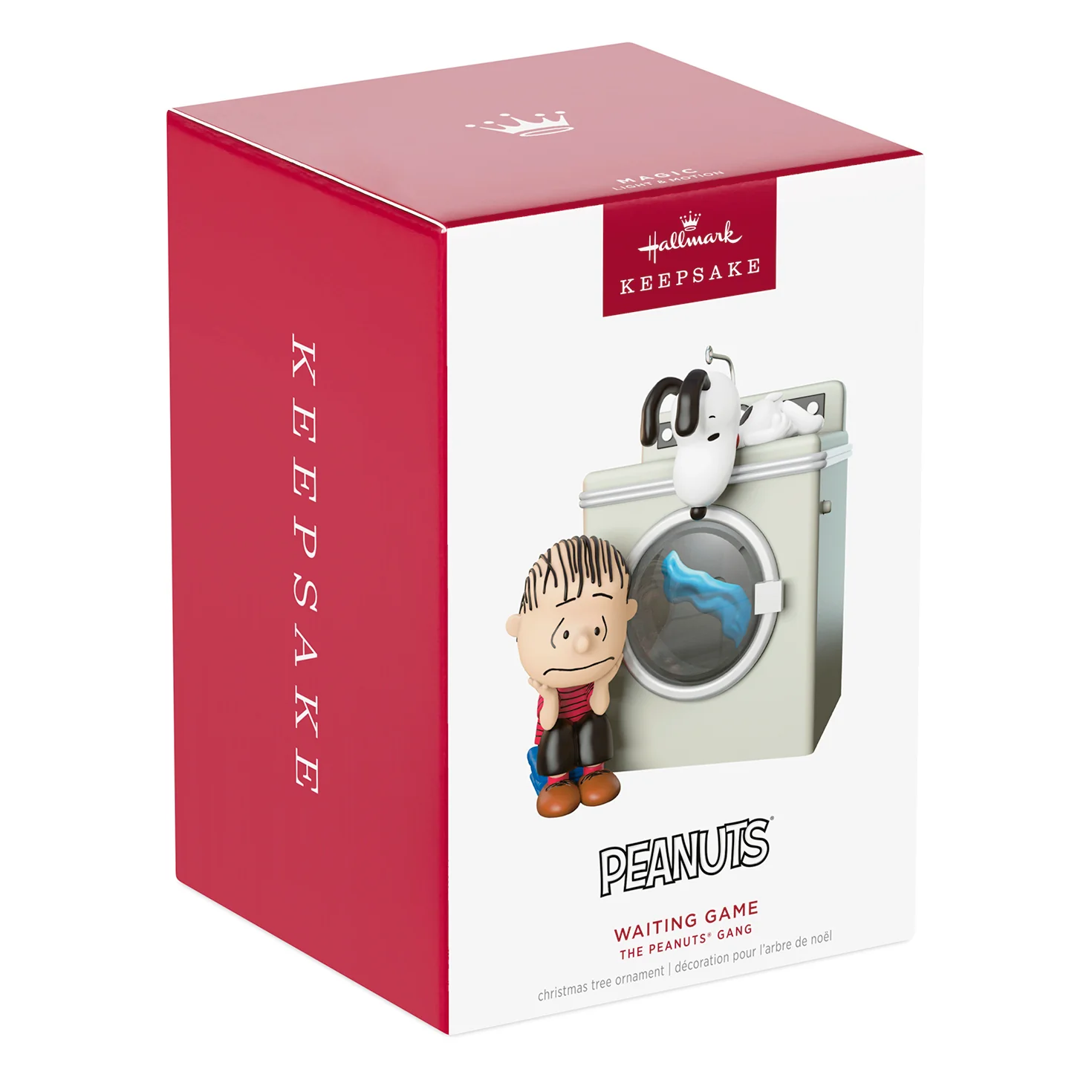 The Peanuts® Gang Waiting Game With Light and Motion — 2026 Hallmark Keepsake Christmas Ornament - Image 7