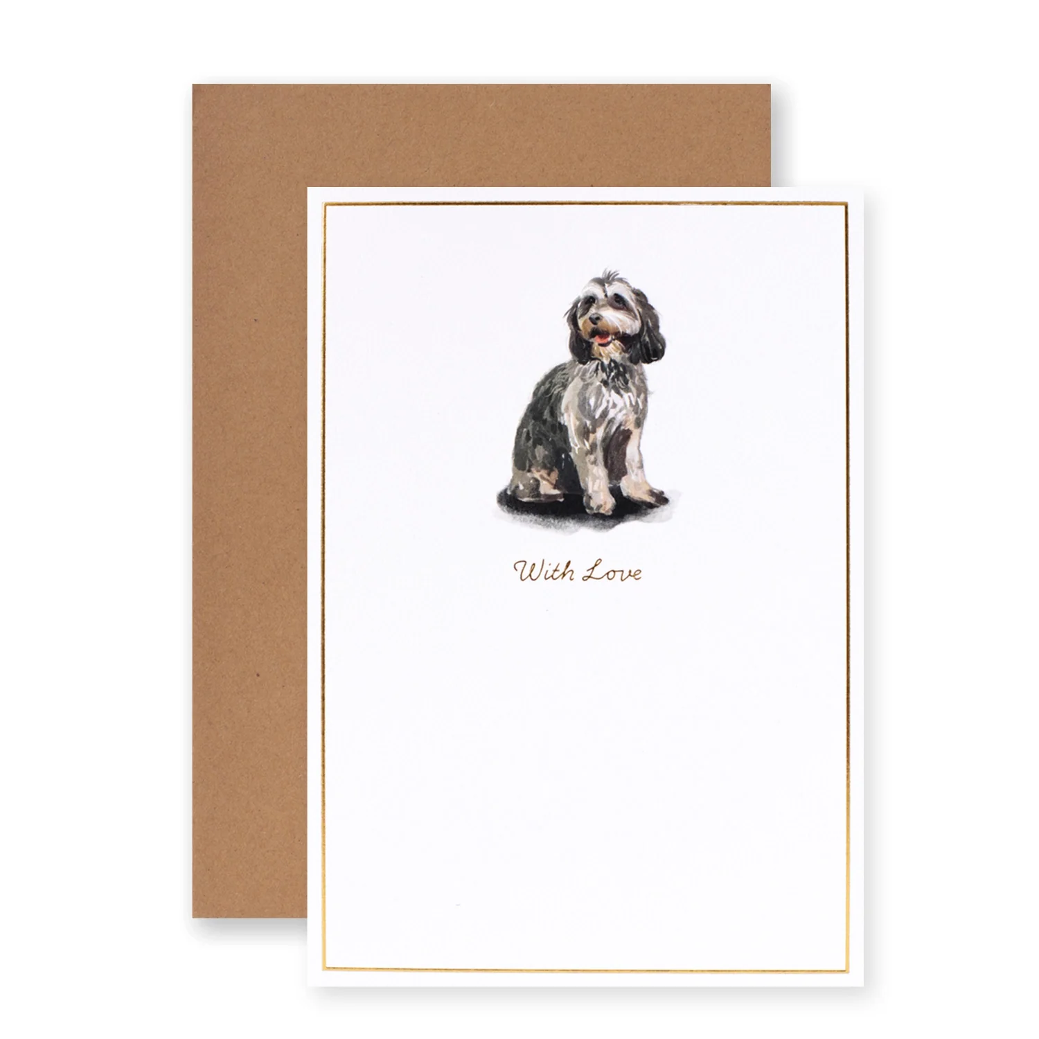 Hallmark Whimsical Whiskers With Love Greeting Card - Maltese Dog - Image 3