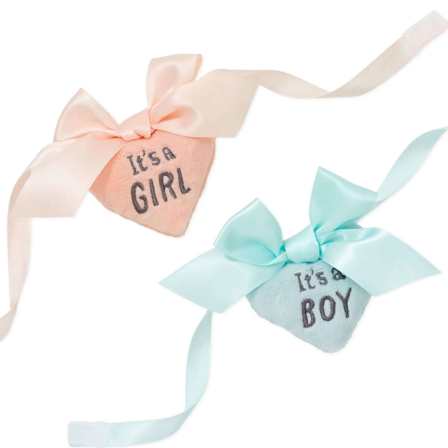 Gender Reveal Teddy Bear Plush With Ribbons - Image 4