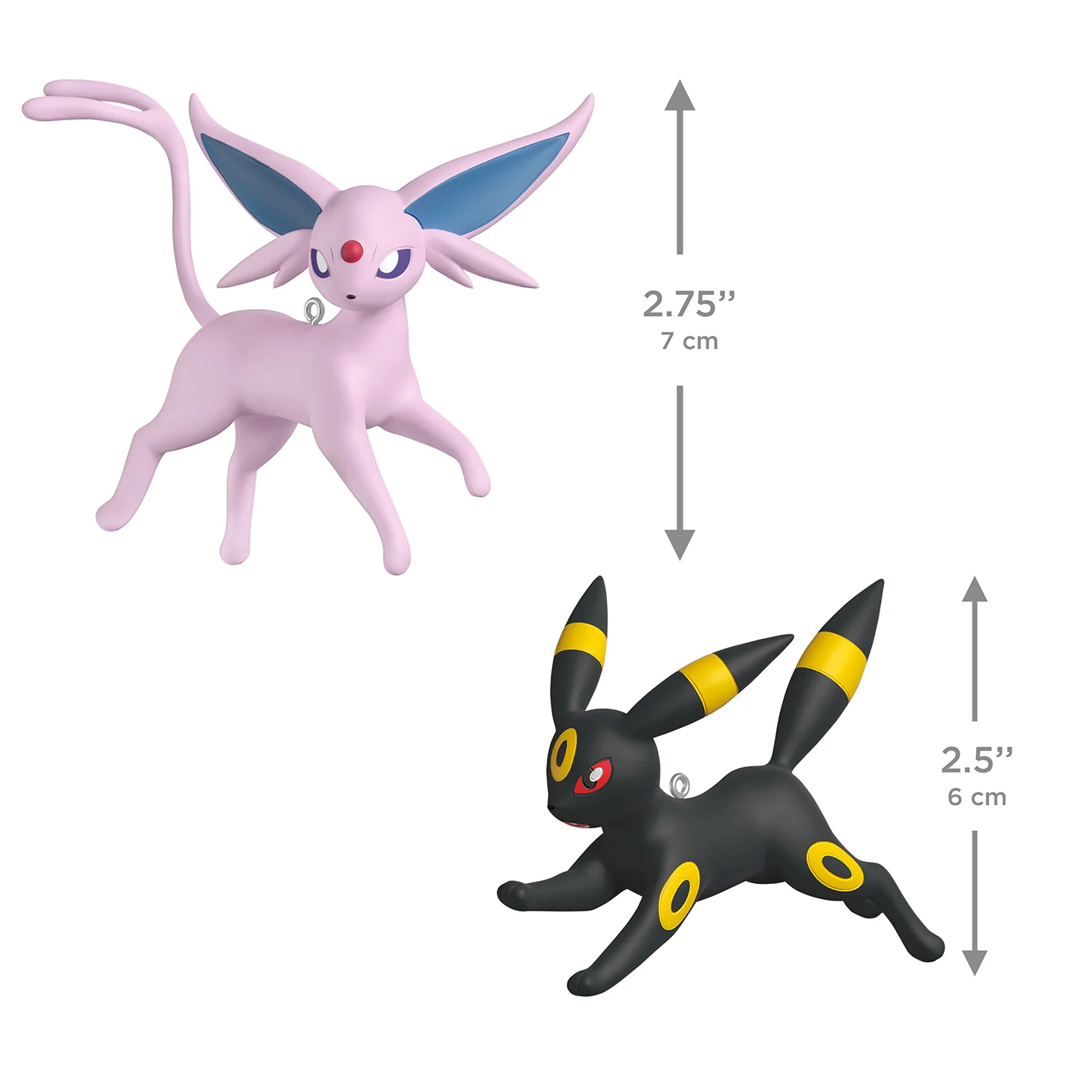 Pokémon Espeon and Umbreon, Set of 2 — 2026 Hallmark Keepsake Christmas Ornaments - Image 6