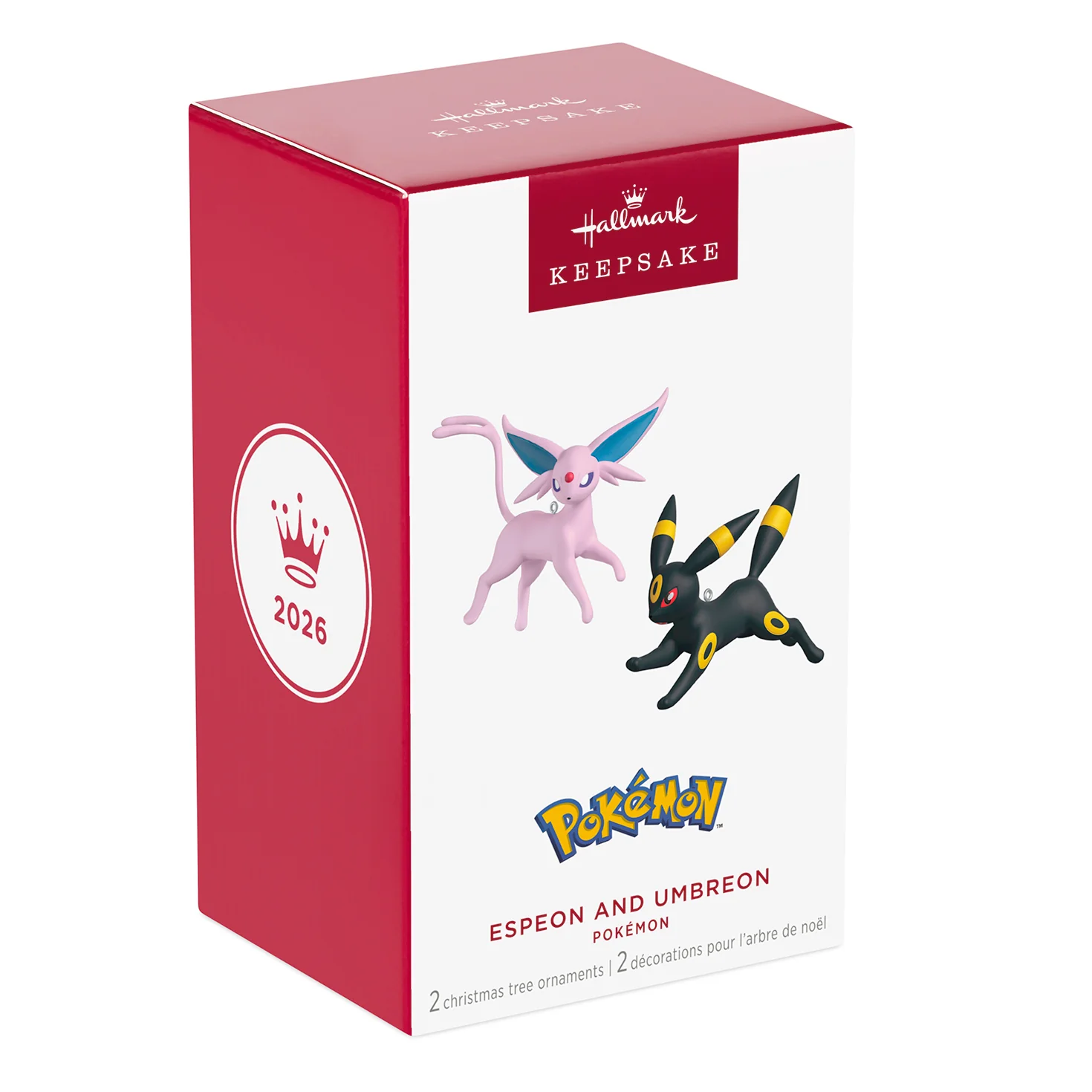 Pokémon Espeon and Umbreon, Set of 2 — 2026 Hallmark Keepsake Christmas Ornaments - Image 7