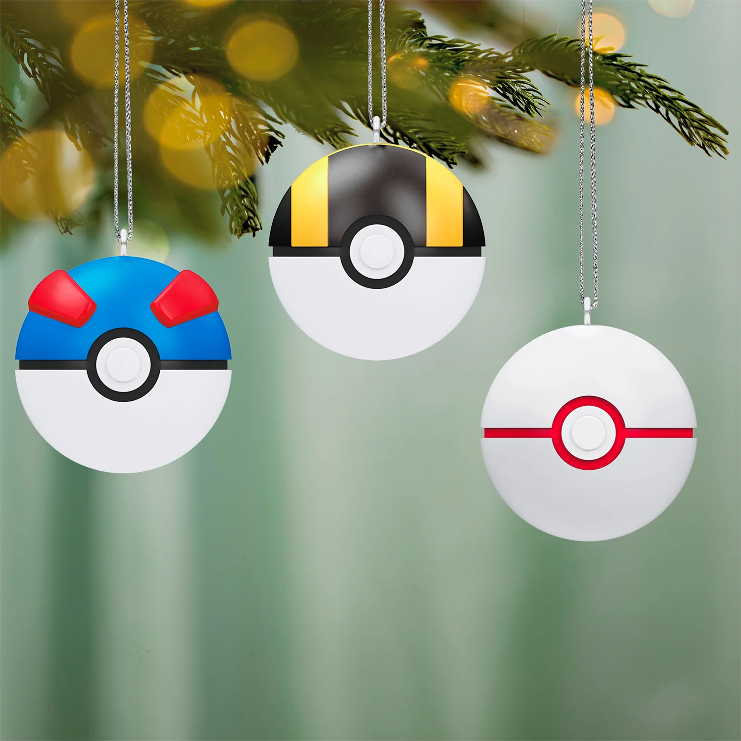 Pokémon Poké Ball, Set of 6 — 2026 Hallmark Keepsake Christmas Ornaments - Image 2