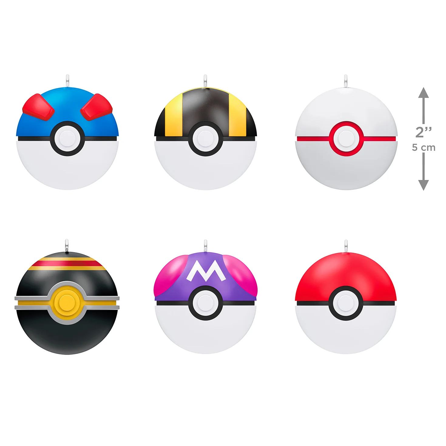 Pokémon Poké Ball, Set of 6 — 2026 Hallmark Keepsake Christmas Ornaments - Image 6