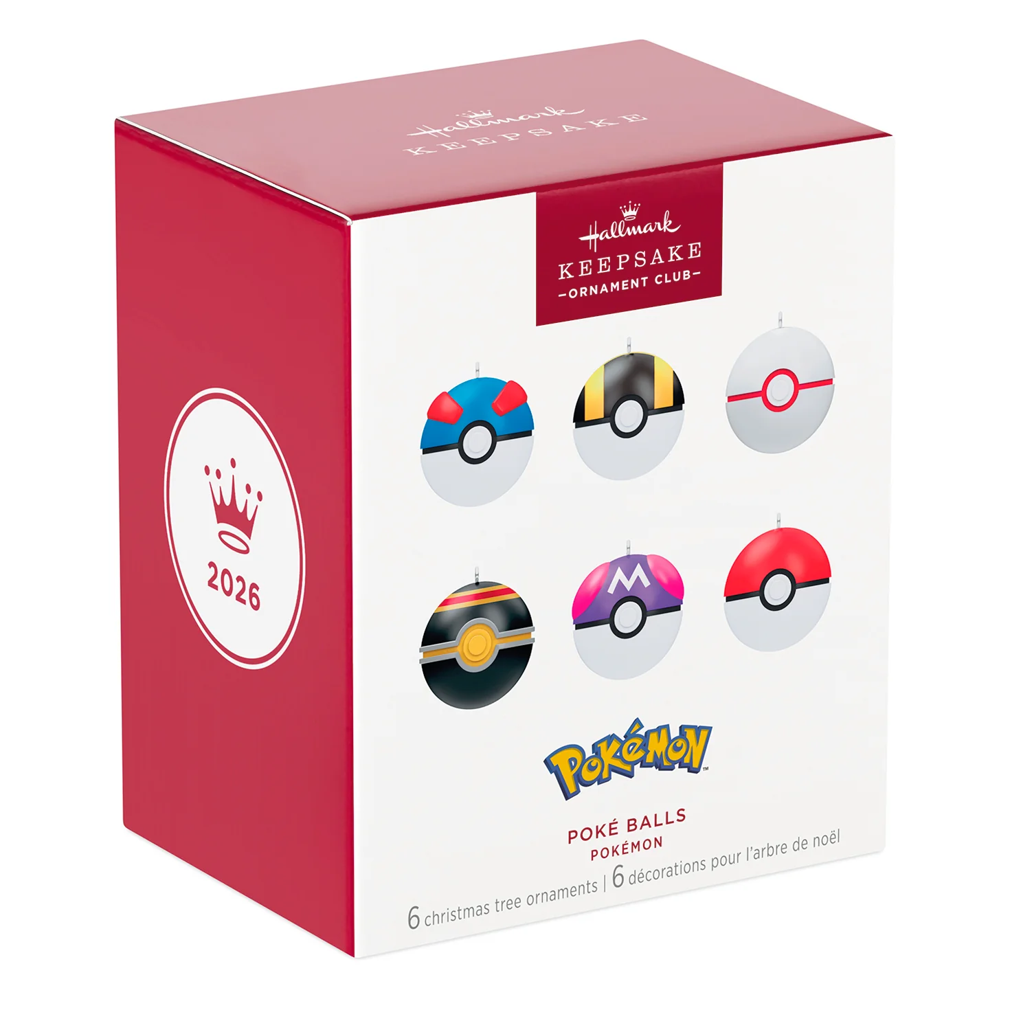 Pokémon Poké Ball, Set of 6 — 2026 Hallmark Keepsake Christmas Ornaments - Image 7