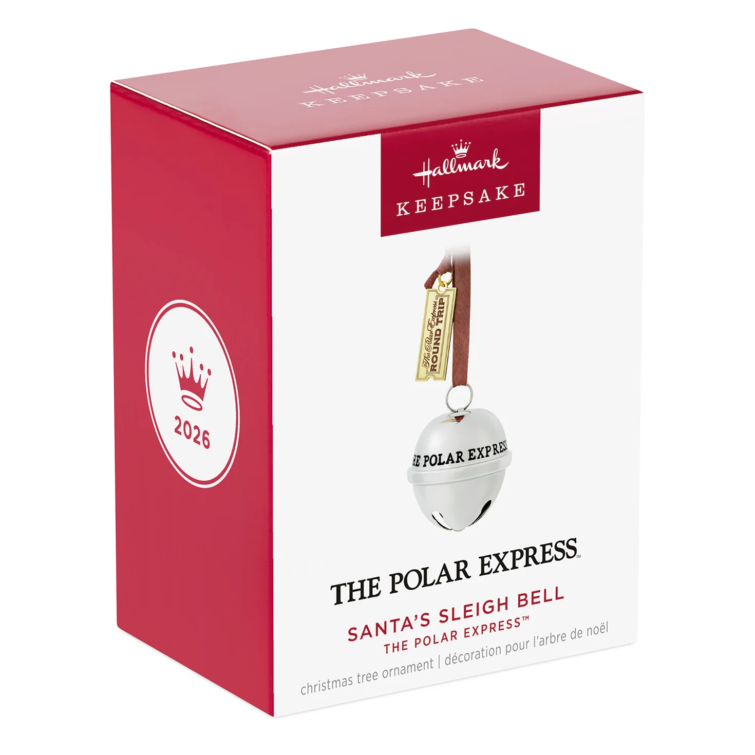 The Polar Express™, Santa's Sleigh Bell 2026, Metal — 2026 Hallmark Keepsake Christmas Ornament - Image 7