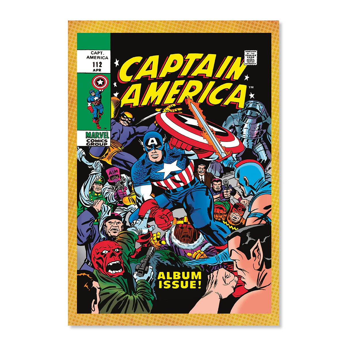 Hallmark MARVEL Captain America Comic Book Greeting Card - Image 3