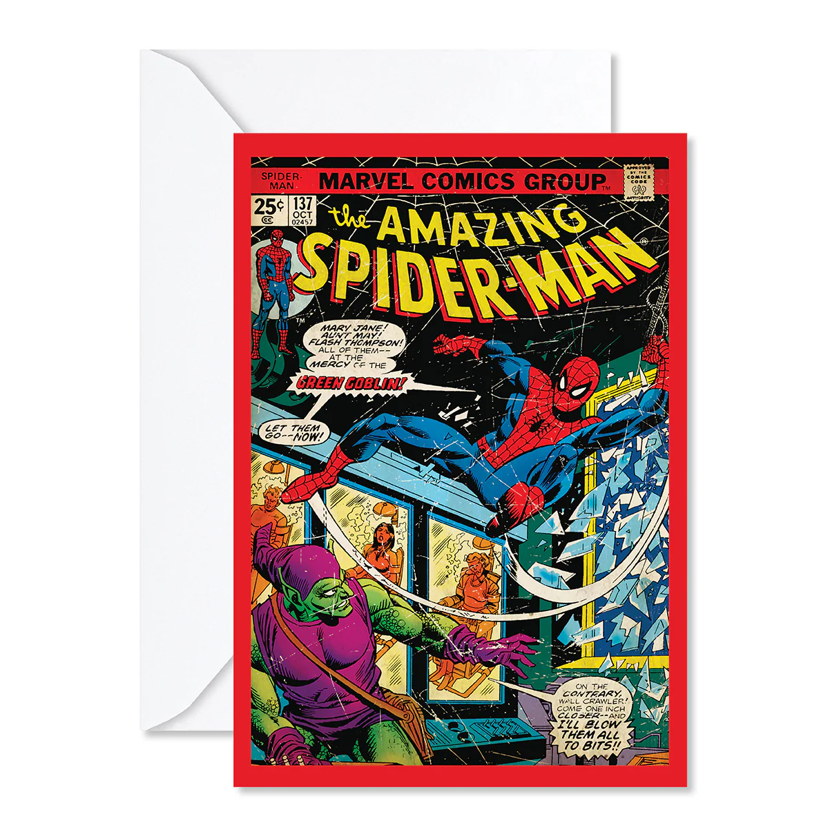 Hallmark MARVEL Spider-Man Comic Book Greeting Card