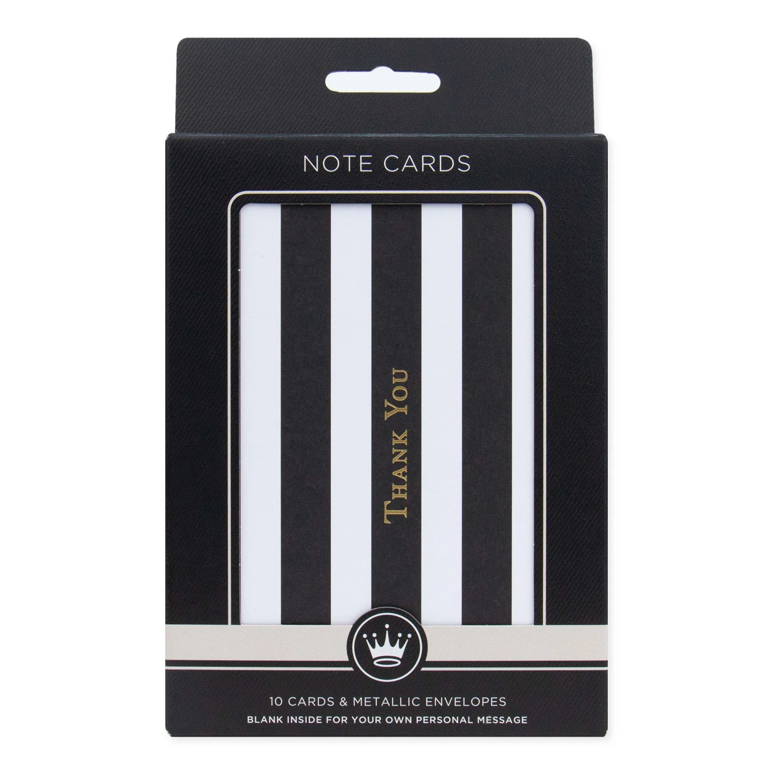 Hallmark Premium Note Cards - 10 Thank You Cards and metallic envelopes - 2 designs