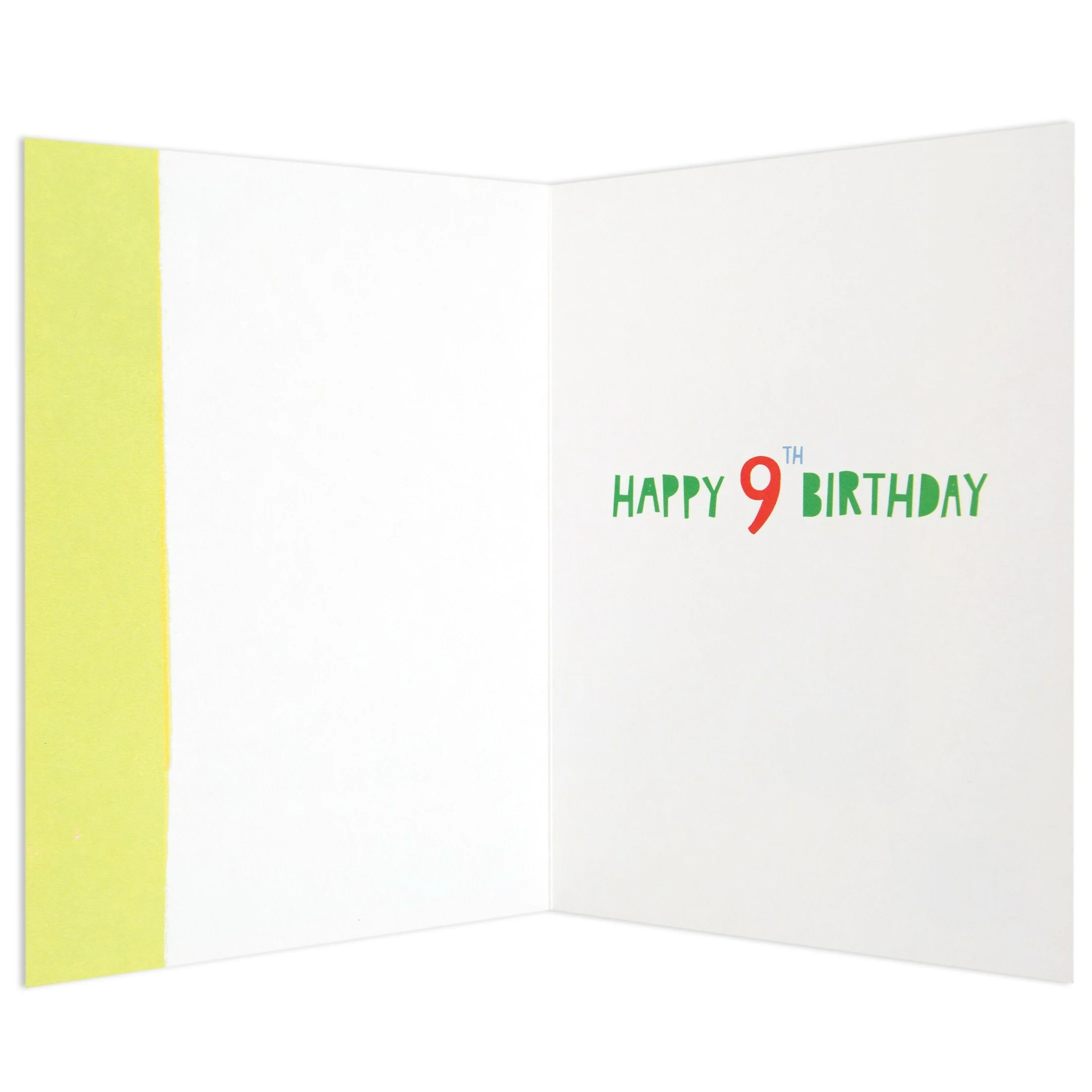 Pretty Epic Colourful 9th Birthday Card - Image 2