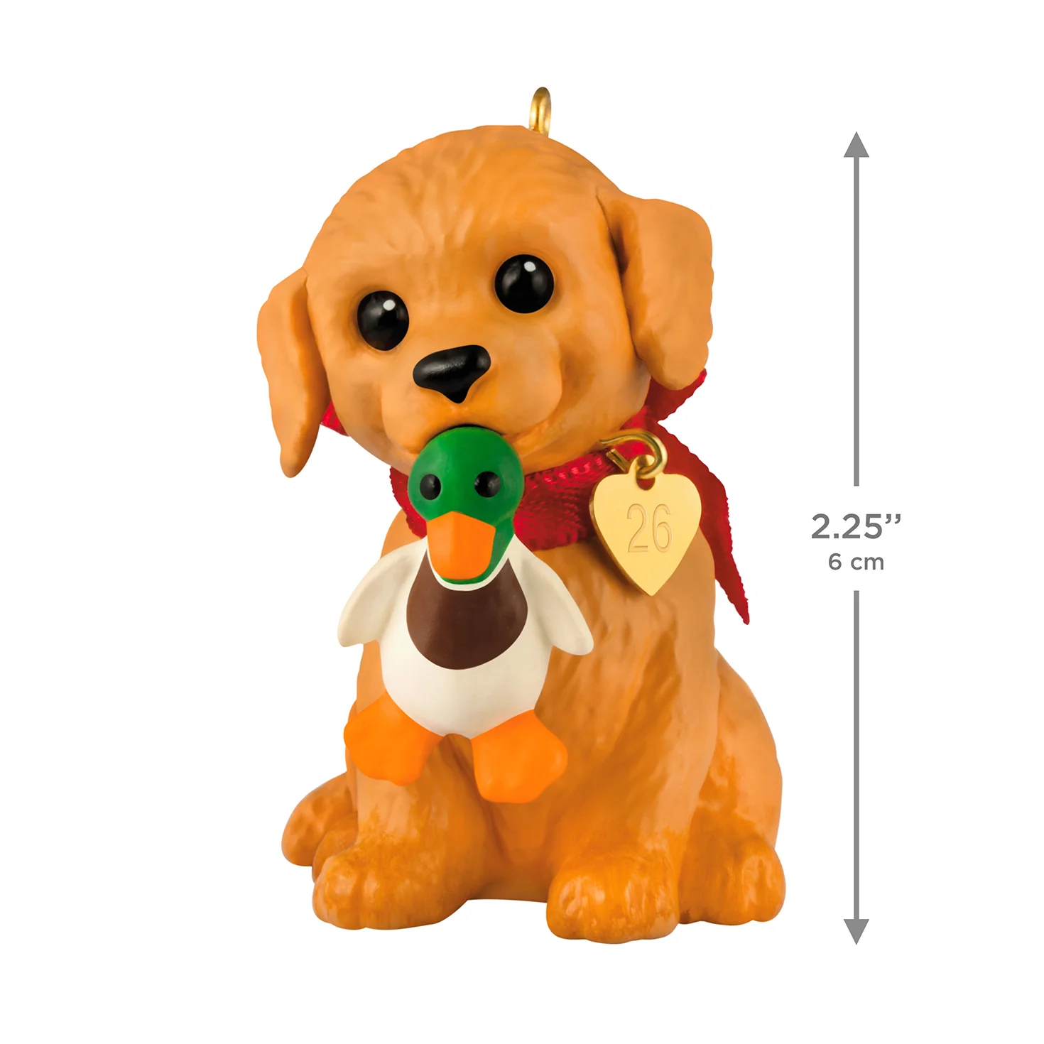 Puppy Love Golden Retriever 2026, 36th in the Series — 2026 Hallmark Keepsake Christmas Ornament - Image 6