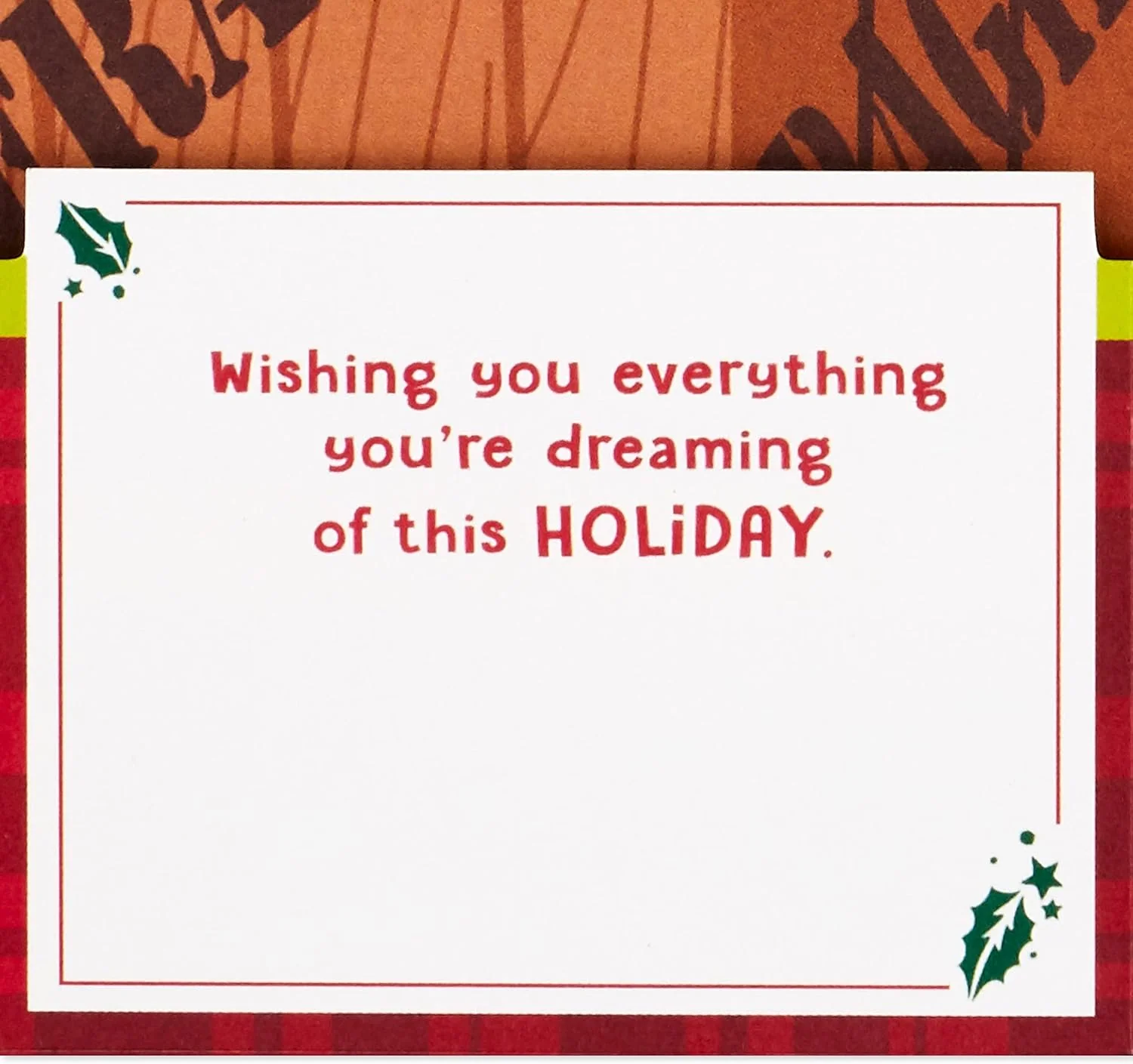 Hallmark Paper Wonder Displayable Pop Up Christmas Card (A Christmas Story Leg Lamp) - Image 3