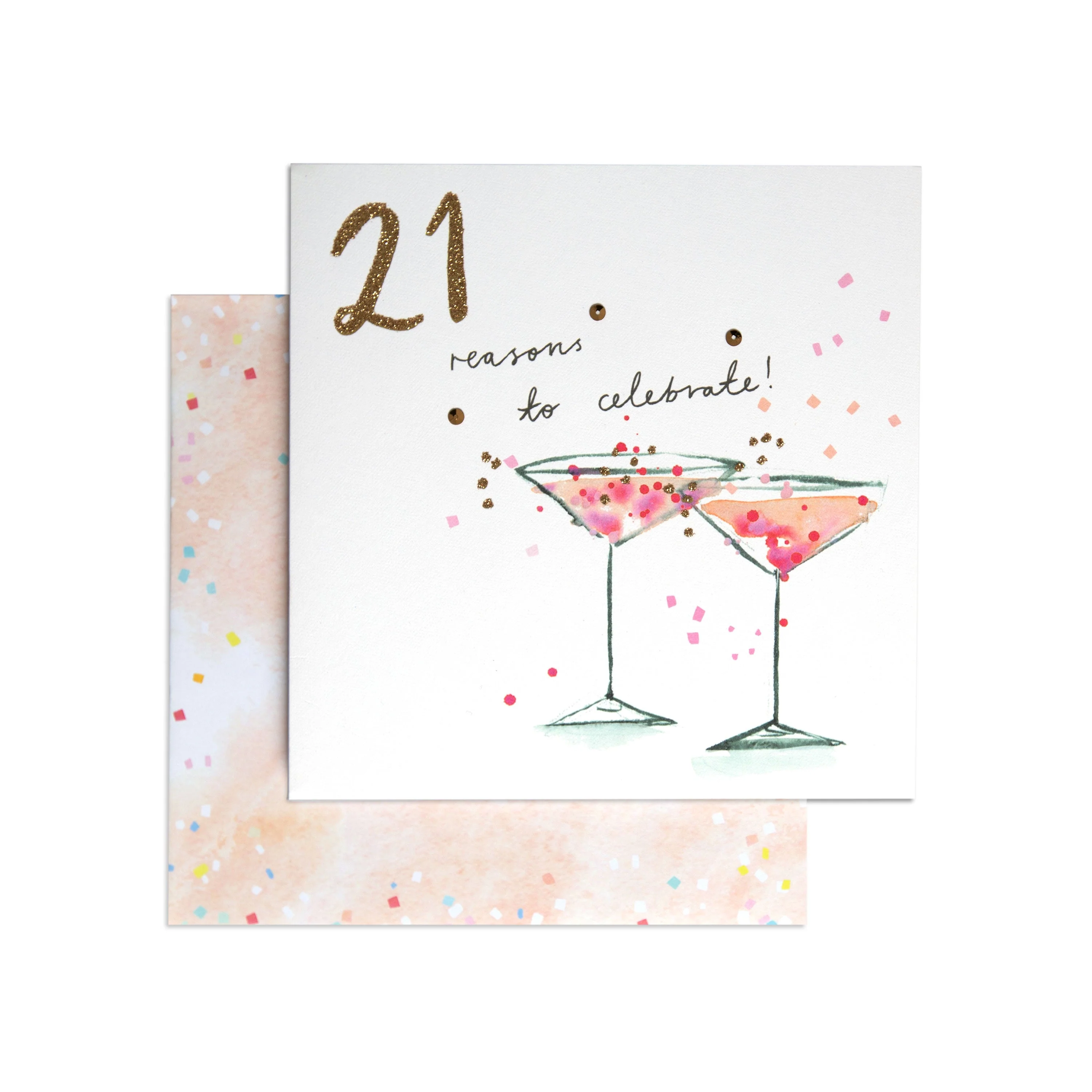 Reasons To Celebrate Classy 21st Birthday Card - Image 3