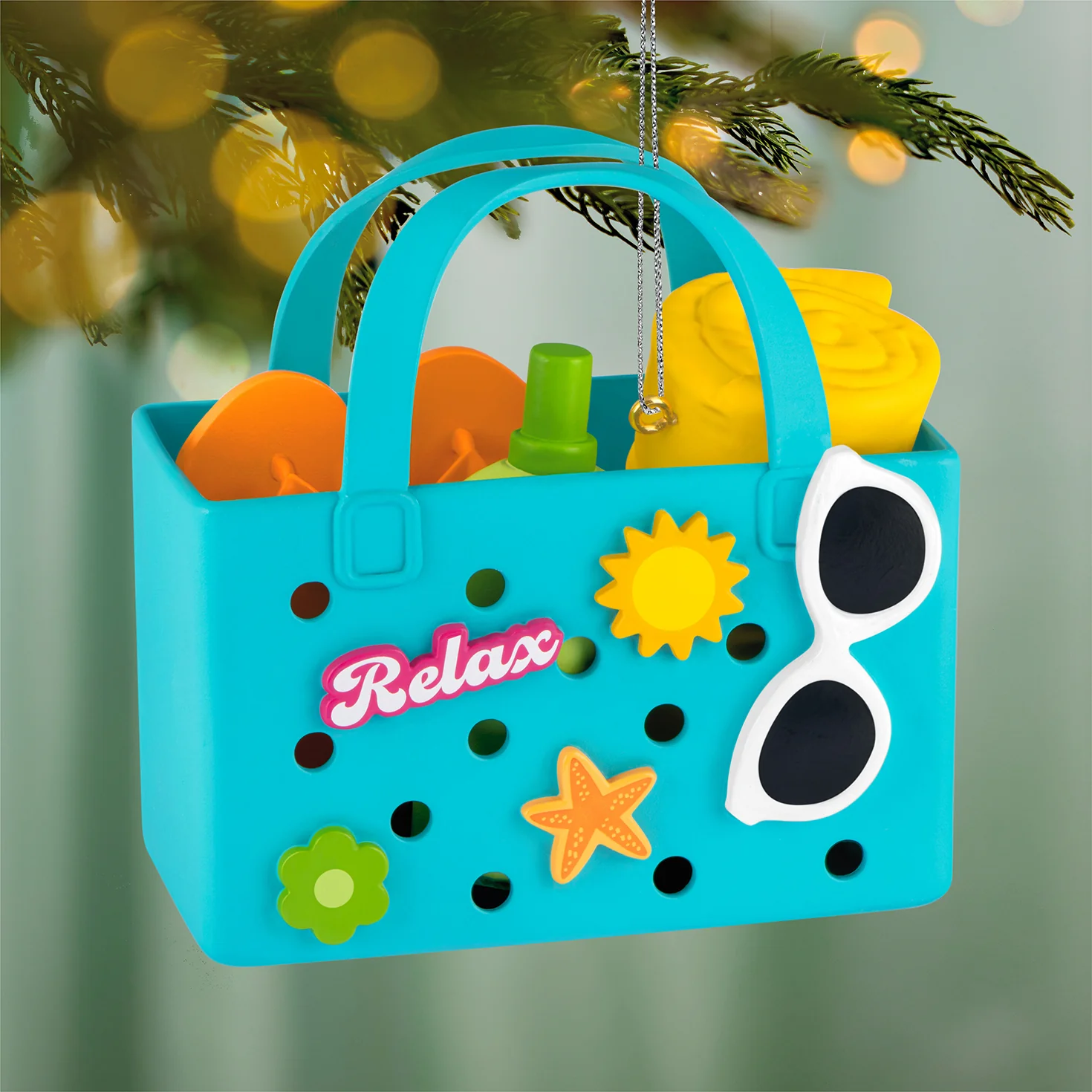 Relaxing at the Beach — 2026 Hallmark Keepsake Christmas Ornament - Image 2