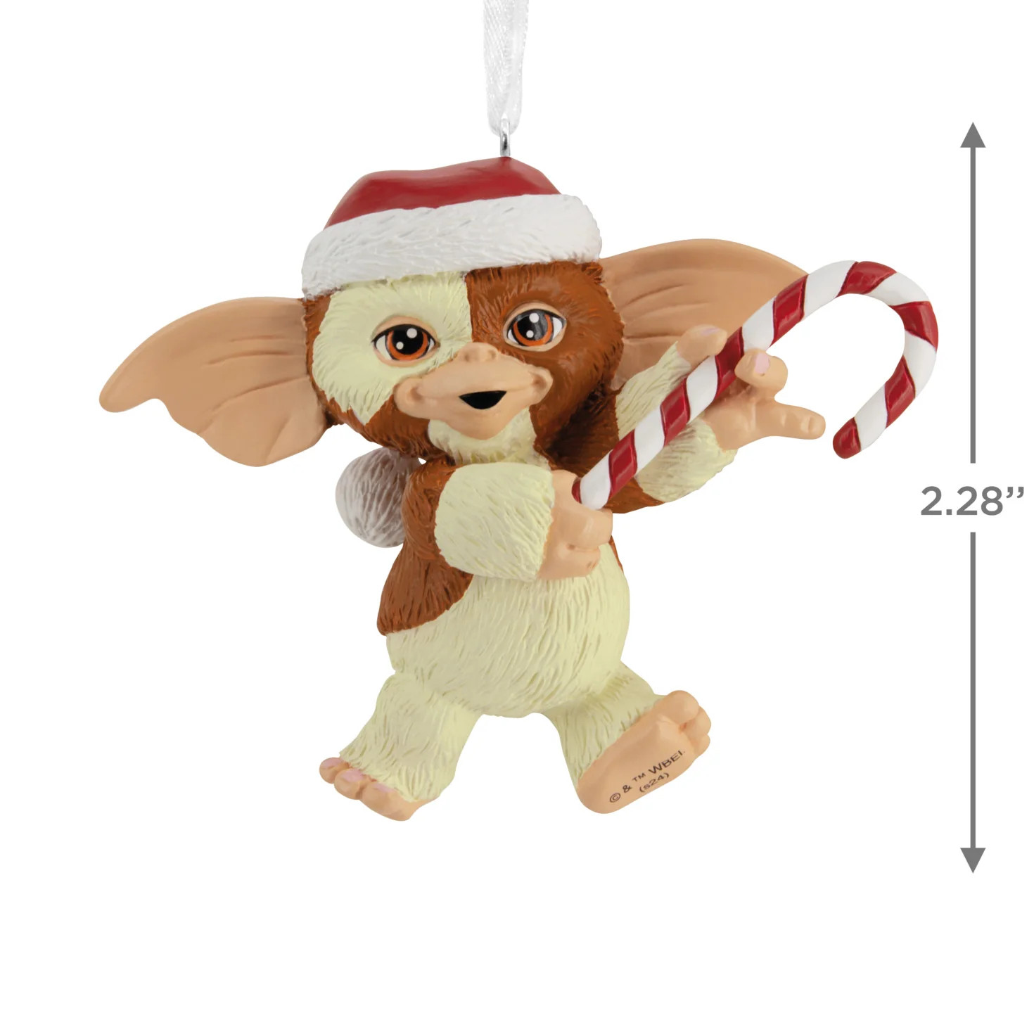 Hallmark Christmas Ornament - Gremlins Gizmo in Santa Hat - Image 3
