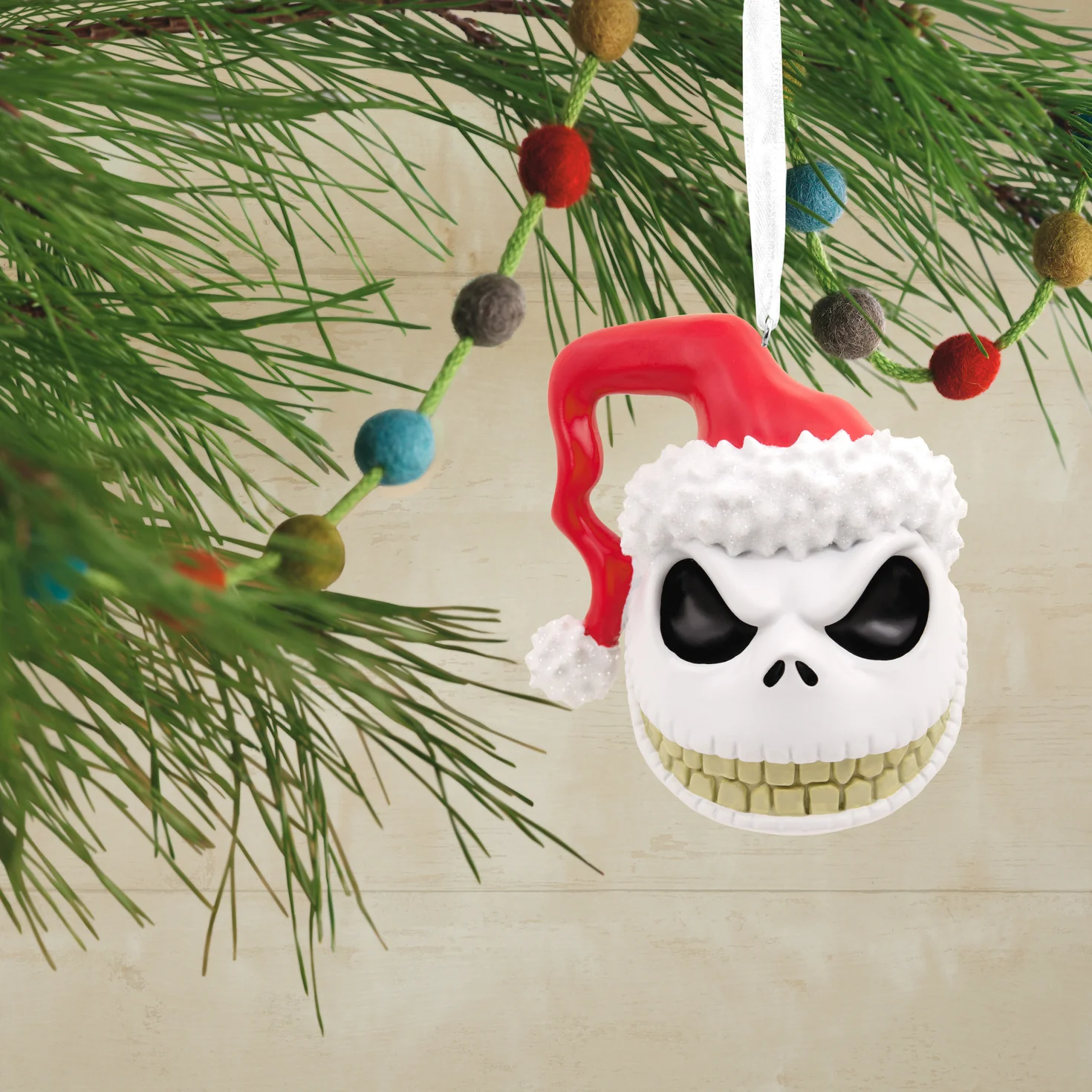 Hallmark Christmas Ornament - Disney Tim Burton's The Nightmare Before Christmas Jack Skellington Head - Image 2