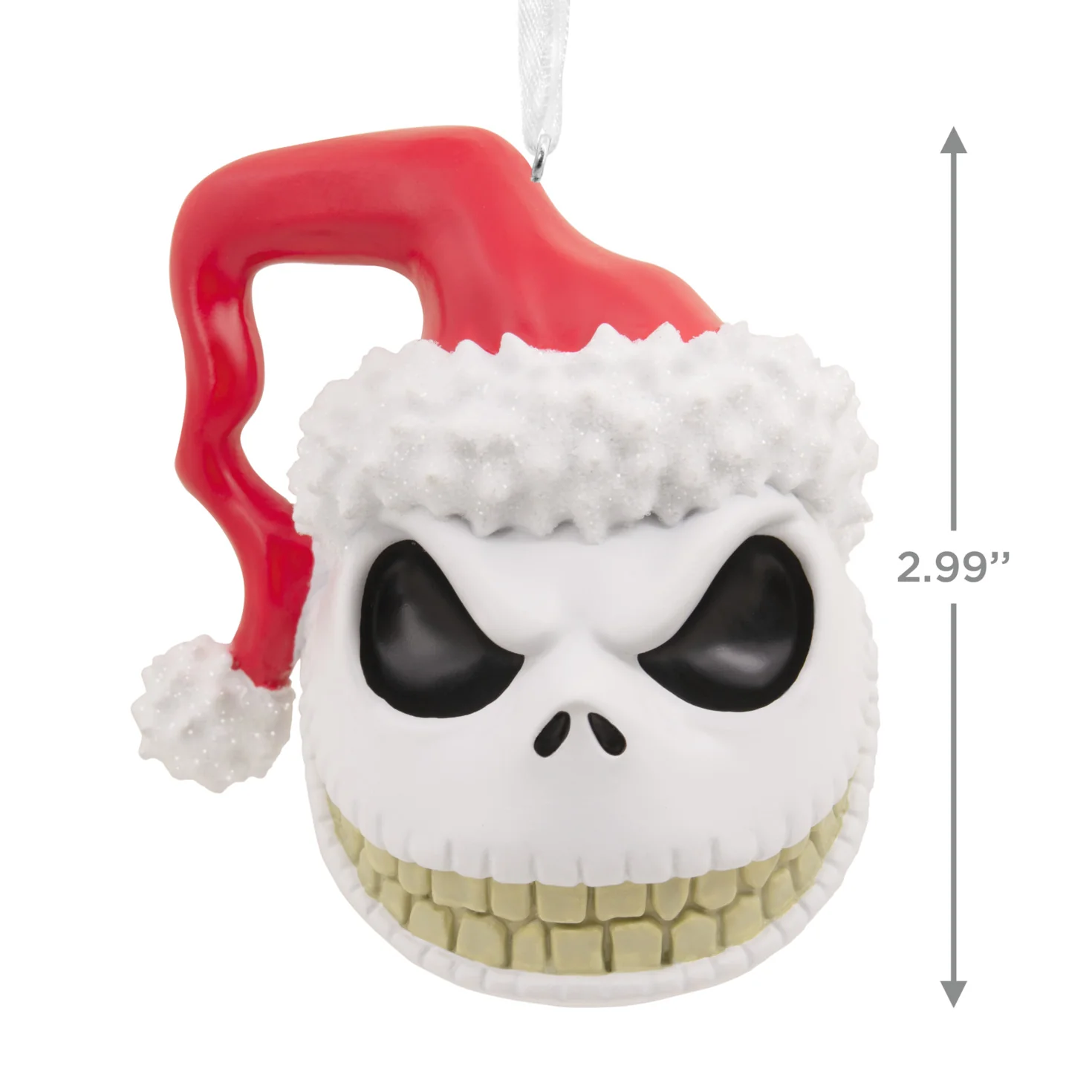 Hallmark Christmas Ornament - Disney Tim Burton's The Nightmare Before Christmas Jack Skellington Head - Image 3