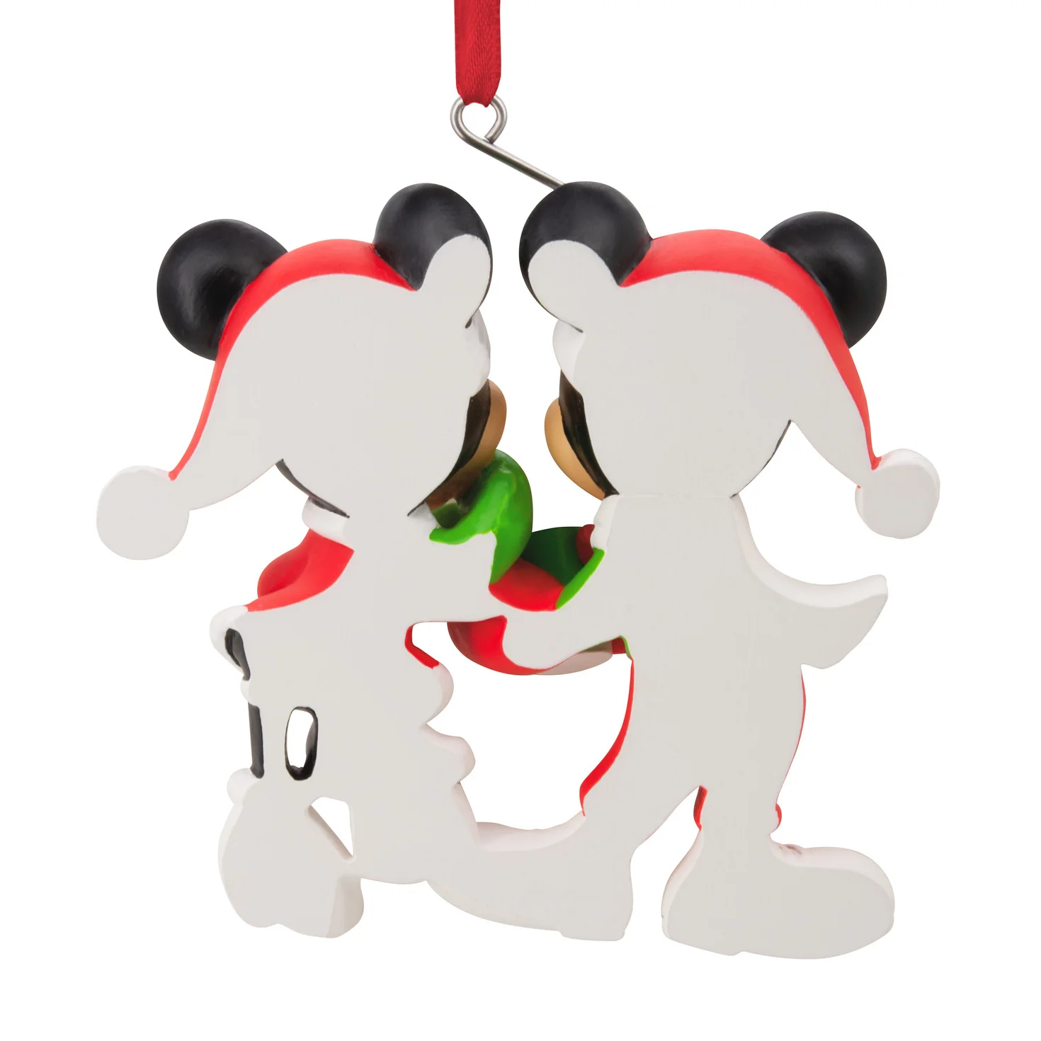 Hallmark Christmas Ornament - Disney Mickey Mouse and Minnie Mouse Sharing Cocoa - Image 4