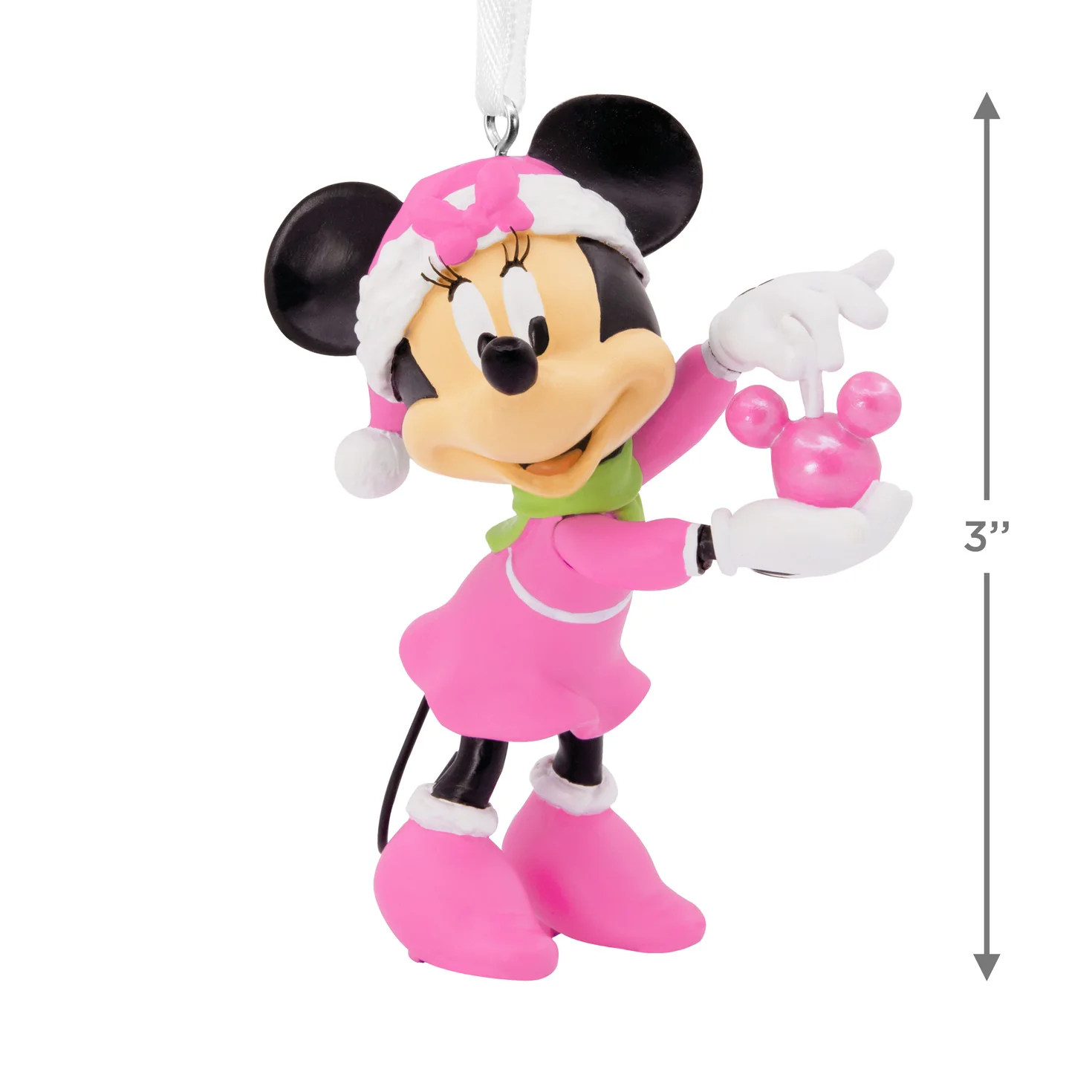 Hallmark Christmas Ornament - Disney Minnie Mouse Holding Ornament - Image 3