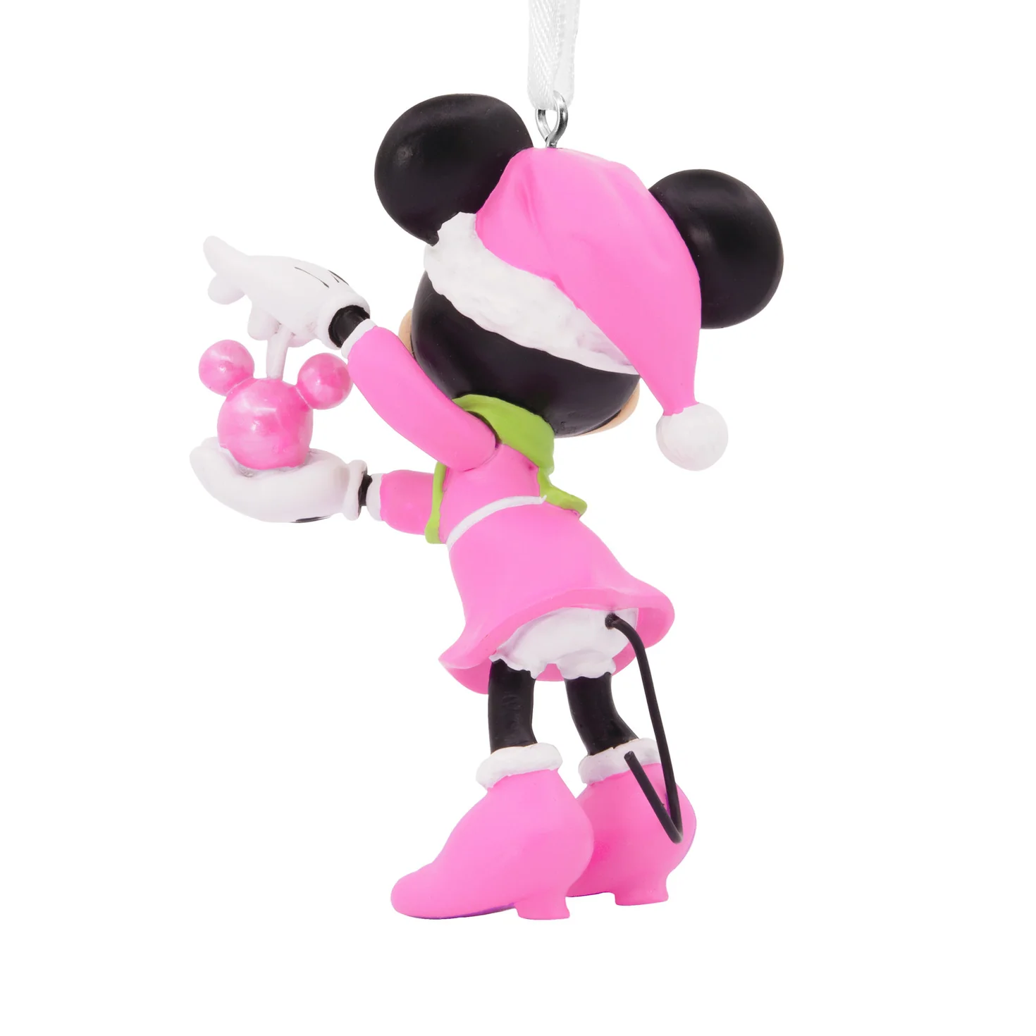 Hallmark Christmas Ornament - Disney Minnie Mouse Holding Ornament - Image 4