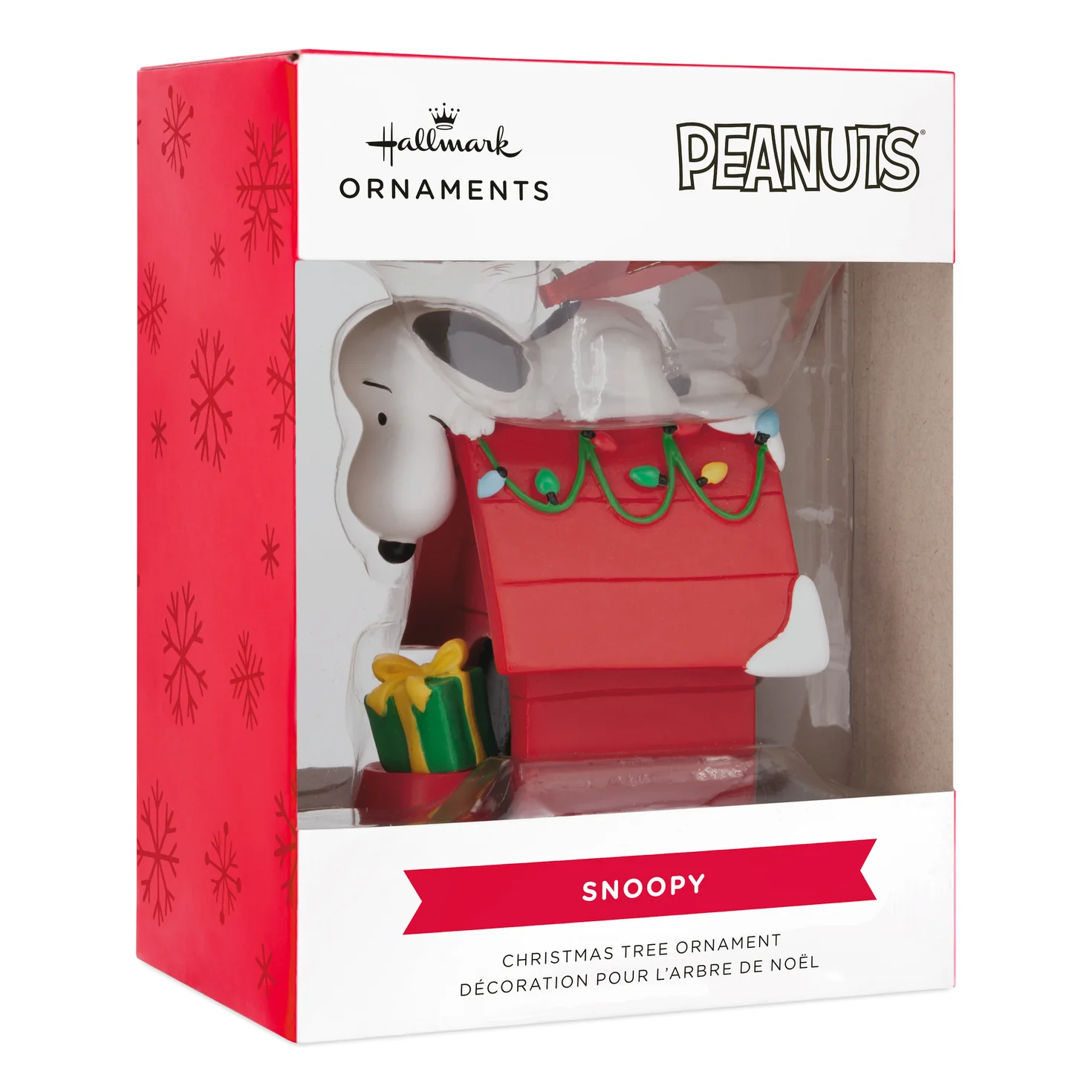 Peanuts® Snoopy on Holiday Doghouse — Hallmark Christmas Ornament - Image 5