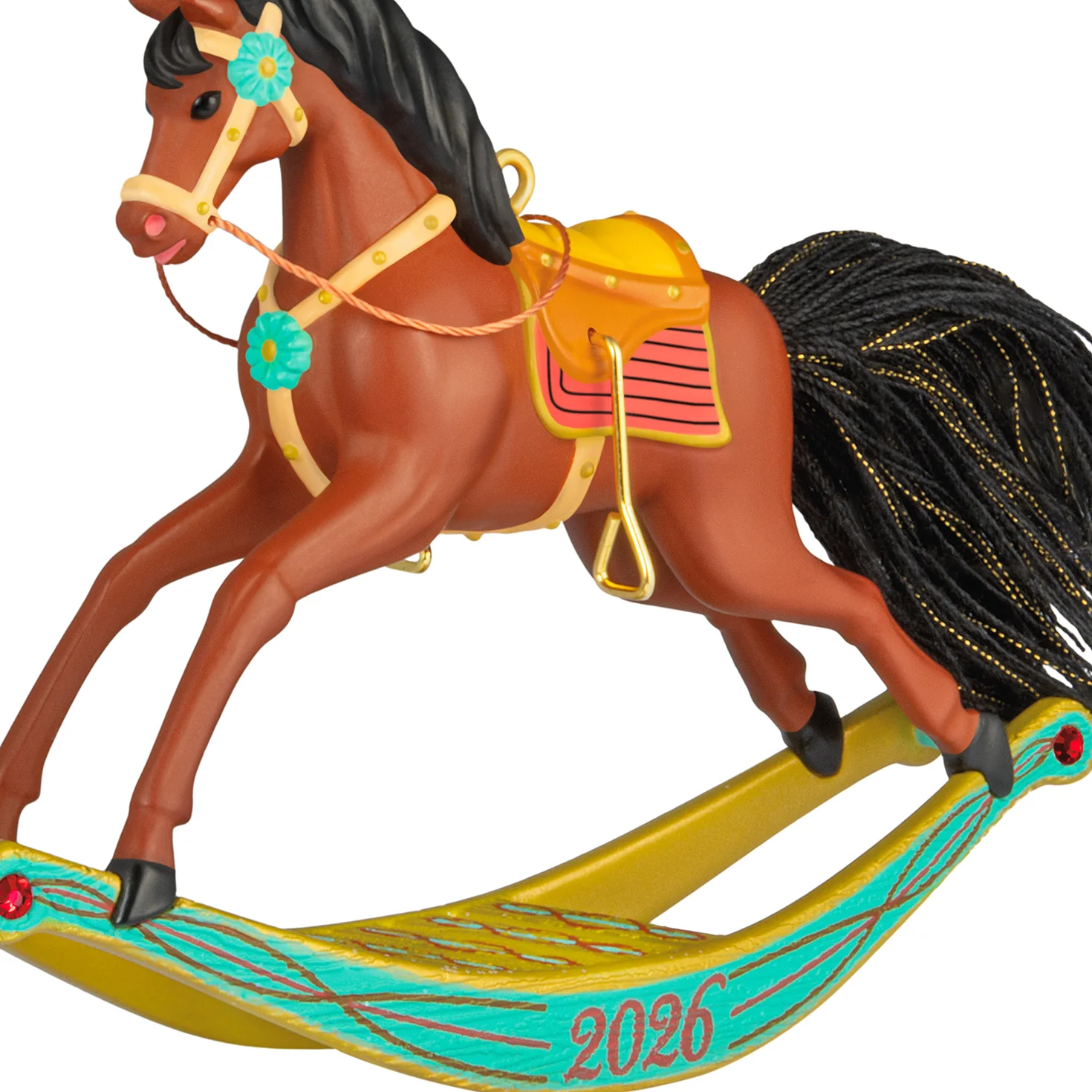 Rocking Horse Memories 2026, 7th in the Series — 2026 Hallmark Keepsake Christmas Ornament - Image 4