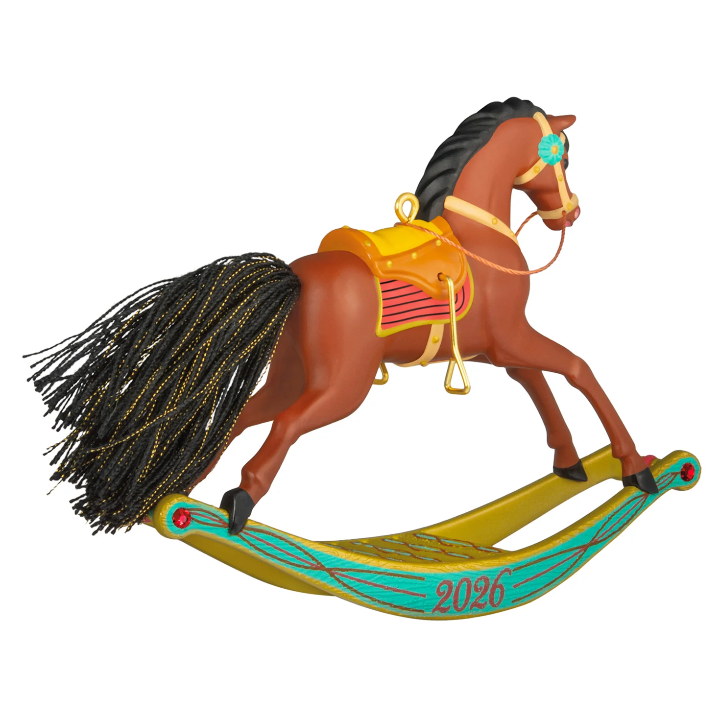 Rocking Horse Memories 2026, 7th in the Series — 2026 Hallmark Keepsake Christmas Ornament - Image 5