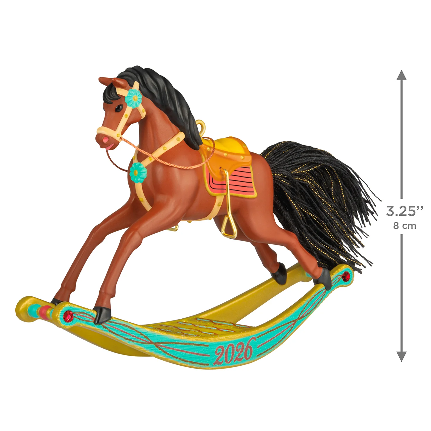 Rocking Horse Memories 2026, 7th in the Series — 2026 Hallmark Keepsake Christmas Ornament - Image 6