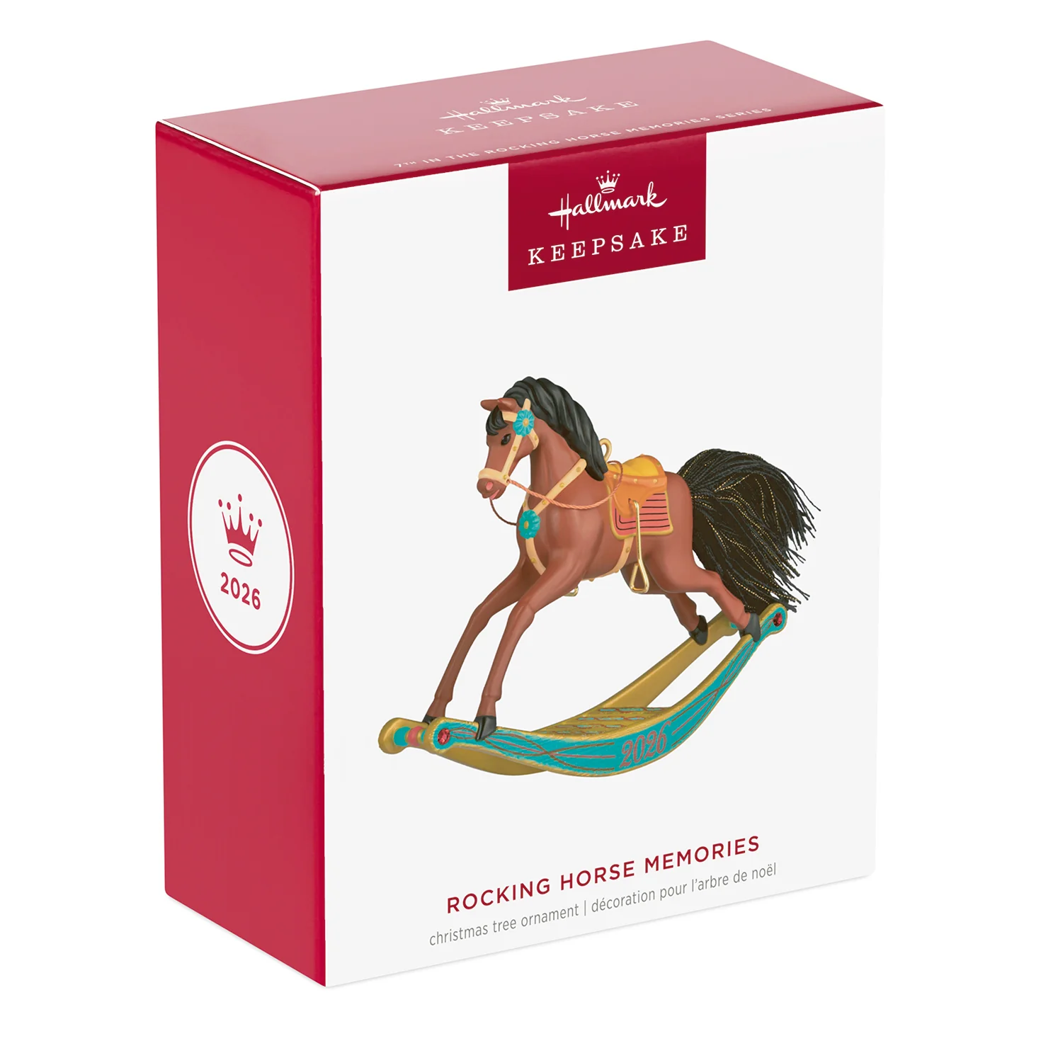 Rocking Horse Memories 2026, 7th in the Series — 2026 Hallmark Keepsake Christmas Ornament - Image 7