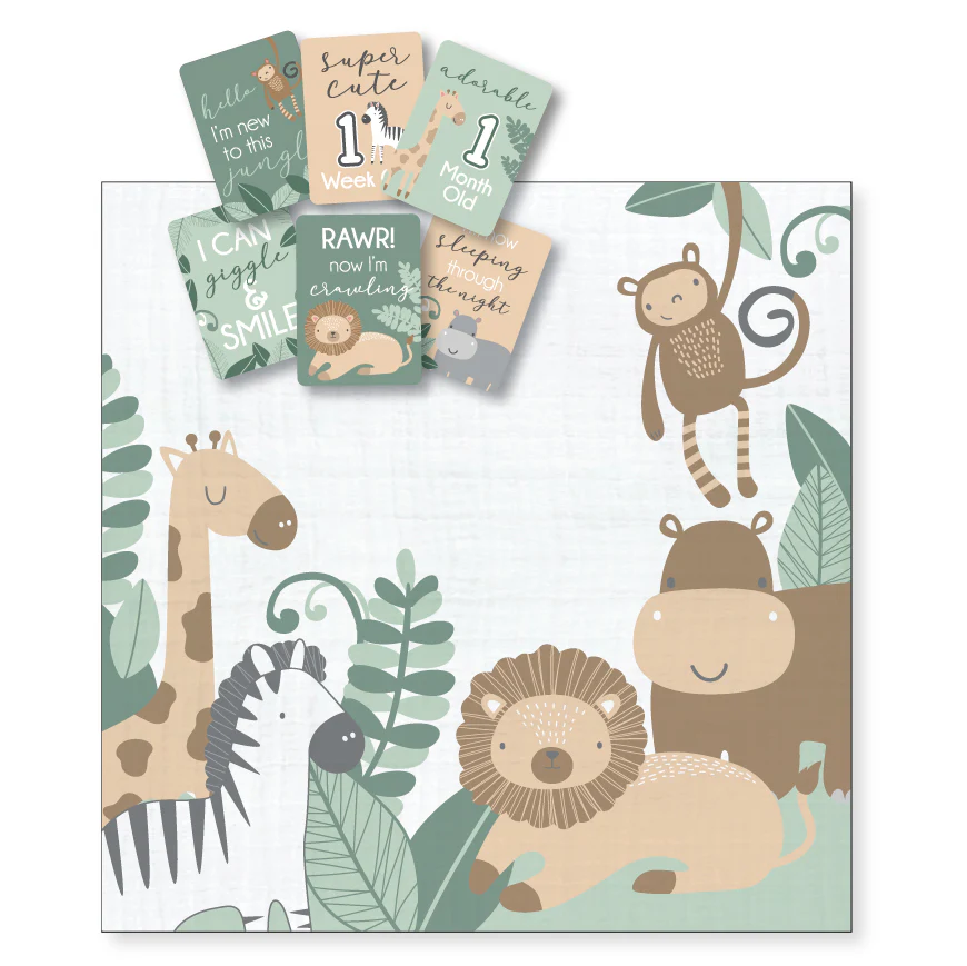 Safari Milestone Muslin Set - Image 3