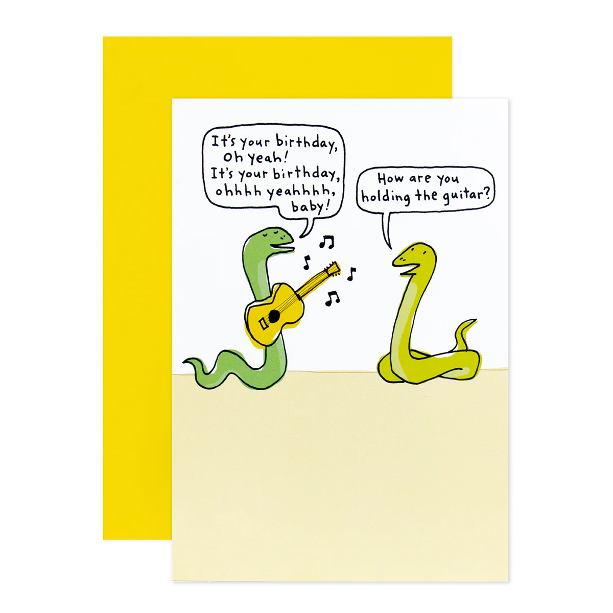 Hallmark Shoebox Birthday Card - Snakes & Guitar - Image 3