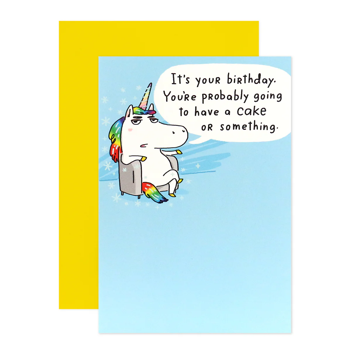 Hallmark Shoebox Birthday Card - Grumpy Unicorn - Image 3