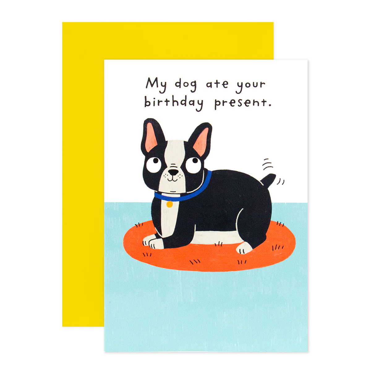 Hallmark Shoebox Birthday Card - Dog Ate Your Present - Image 3