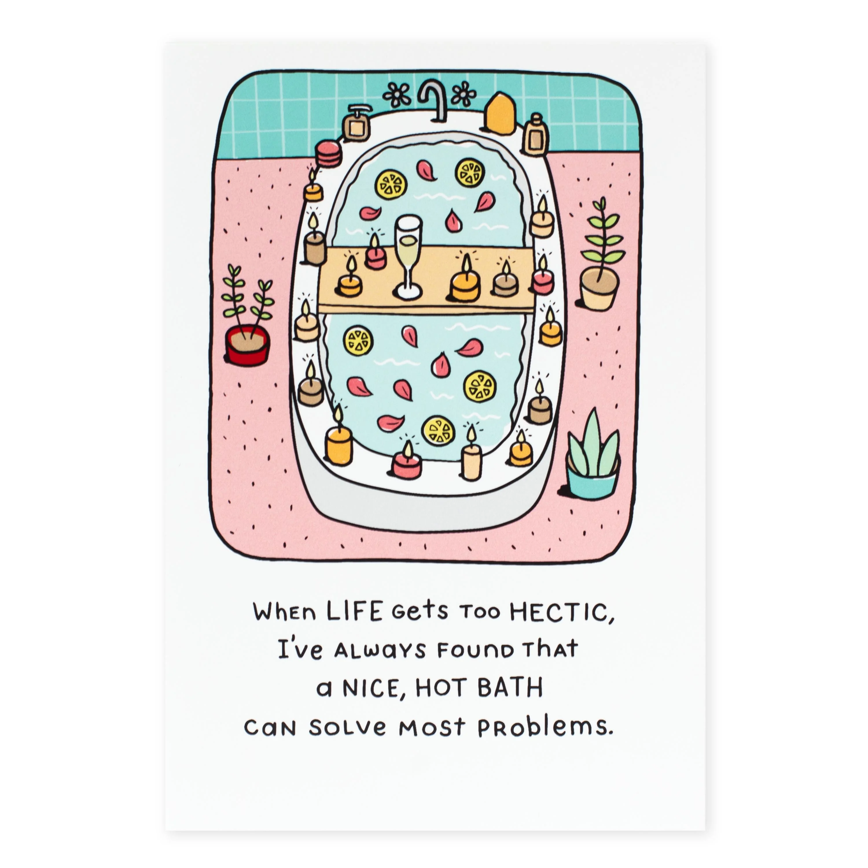 Hallmark Shoebox Greeting Card - Hot Bath