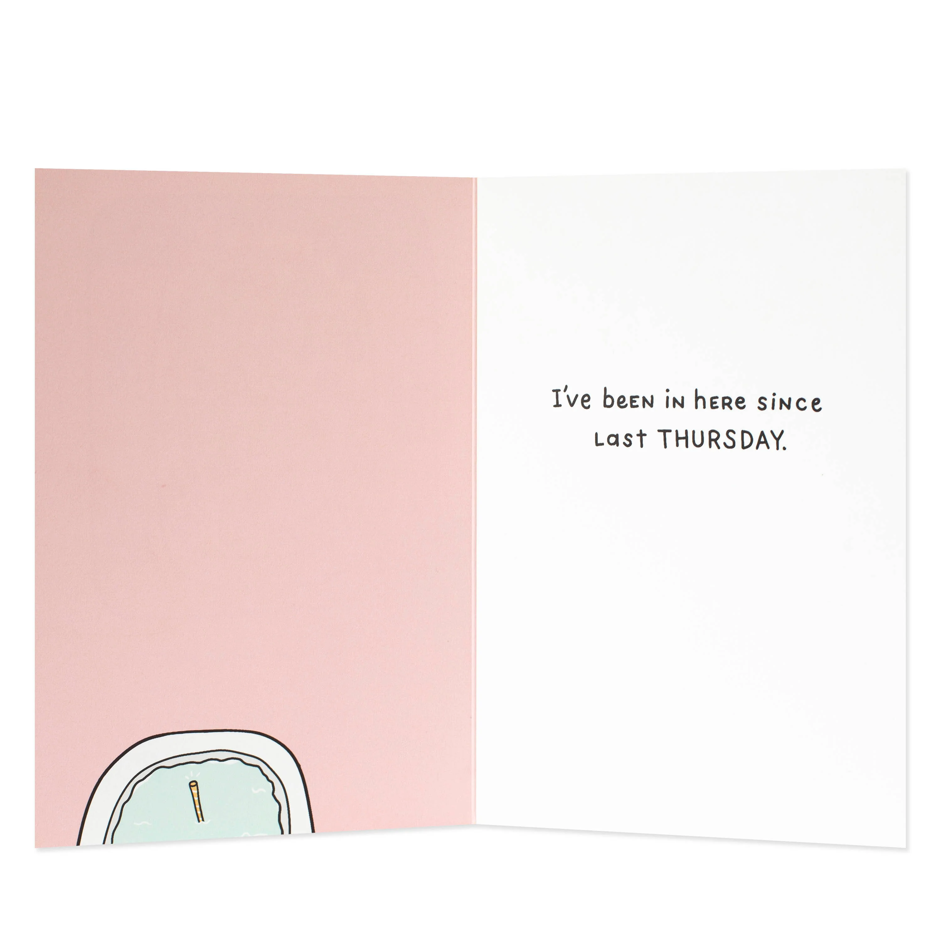 Hallmark Shoebox Greeting Card - Hot Bath - Image 2