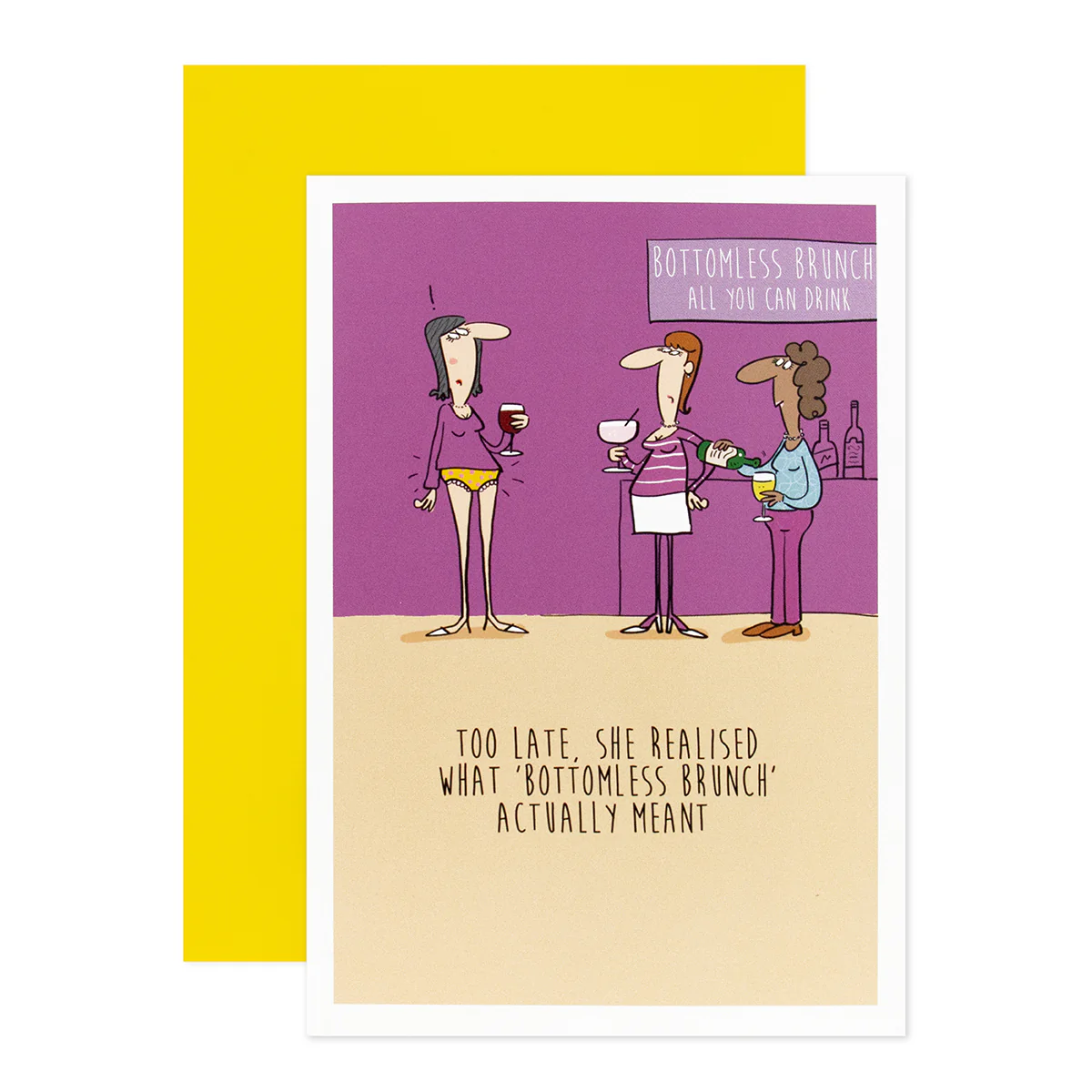 Hallmark Shoebox Greeting Card - Bottomless Brunch - Image 2