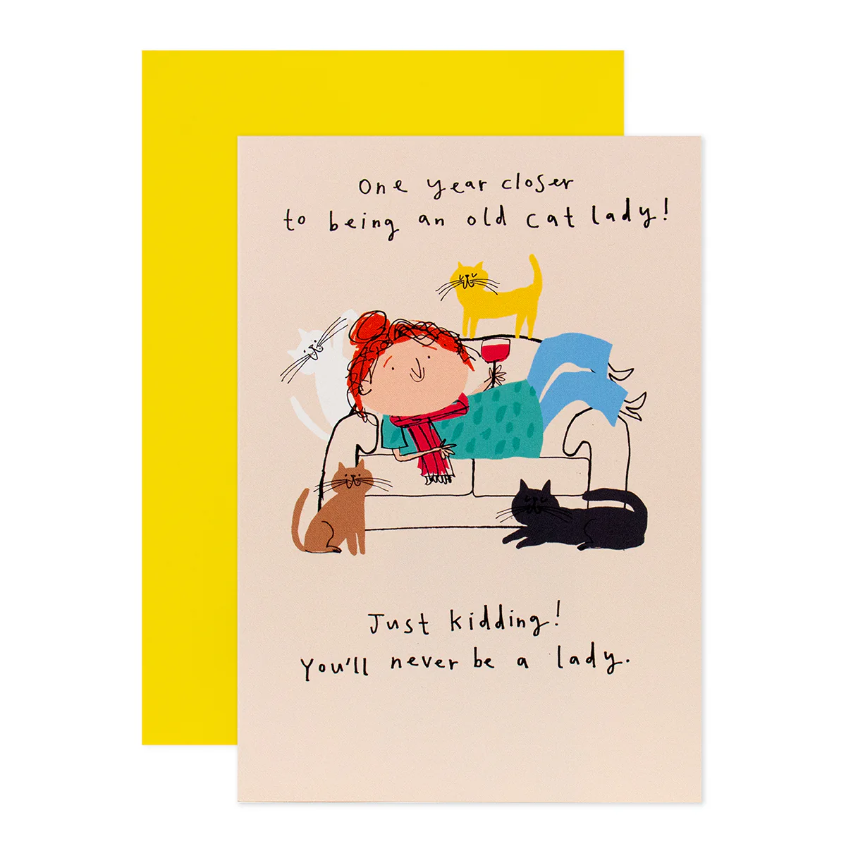 Hallmark Shoebox Birthday Card - Cat Lady - Image 2