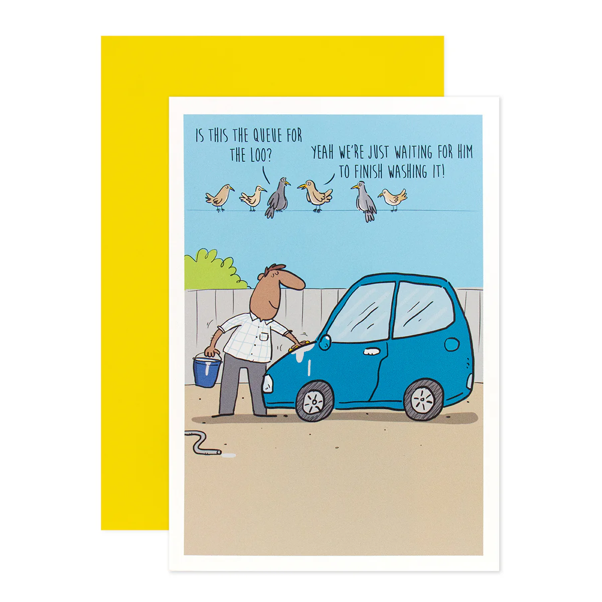 Hallmark Shoebox Greeting Card - Queue For The Loo - Image 2