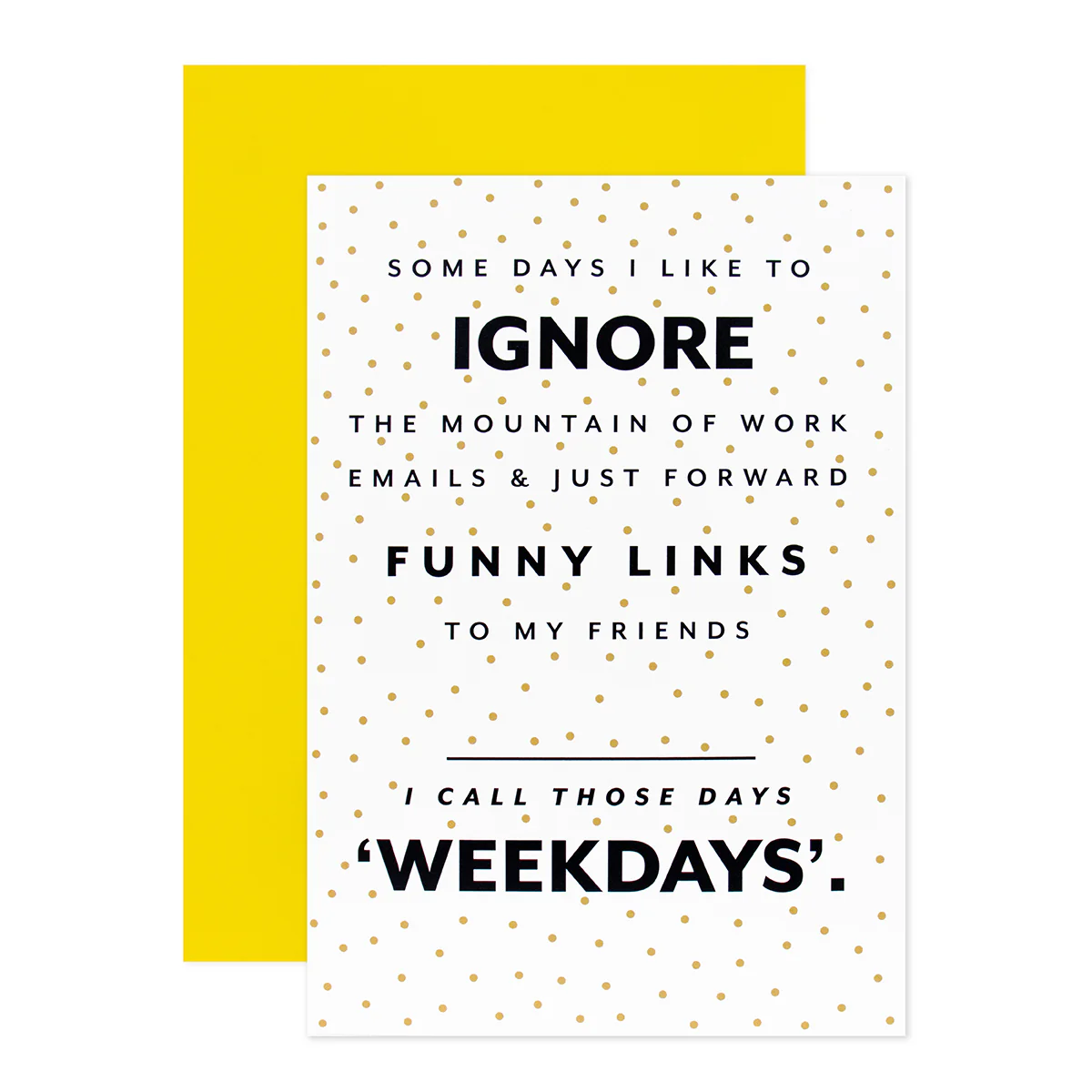 Hallmark Shoebox Greeting Card - Weekdays - Image 2